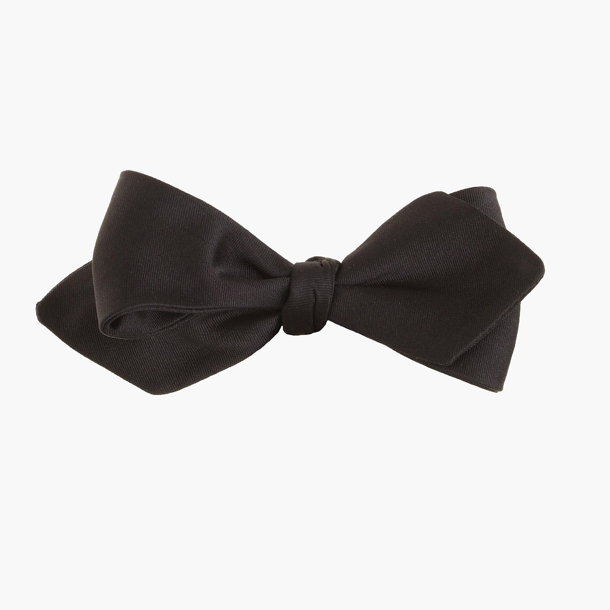 J.Crew English Satin Point Bow Tie in Black for Men Lyst