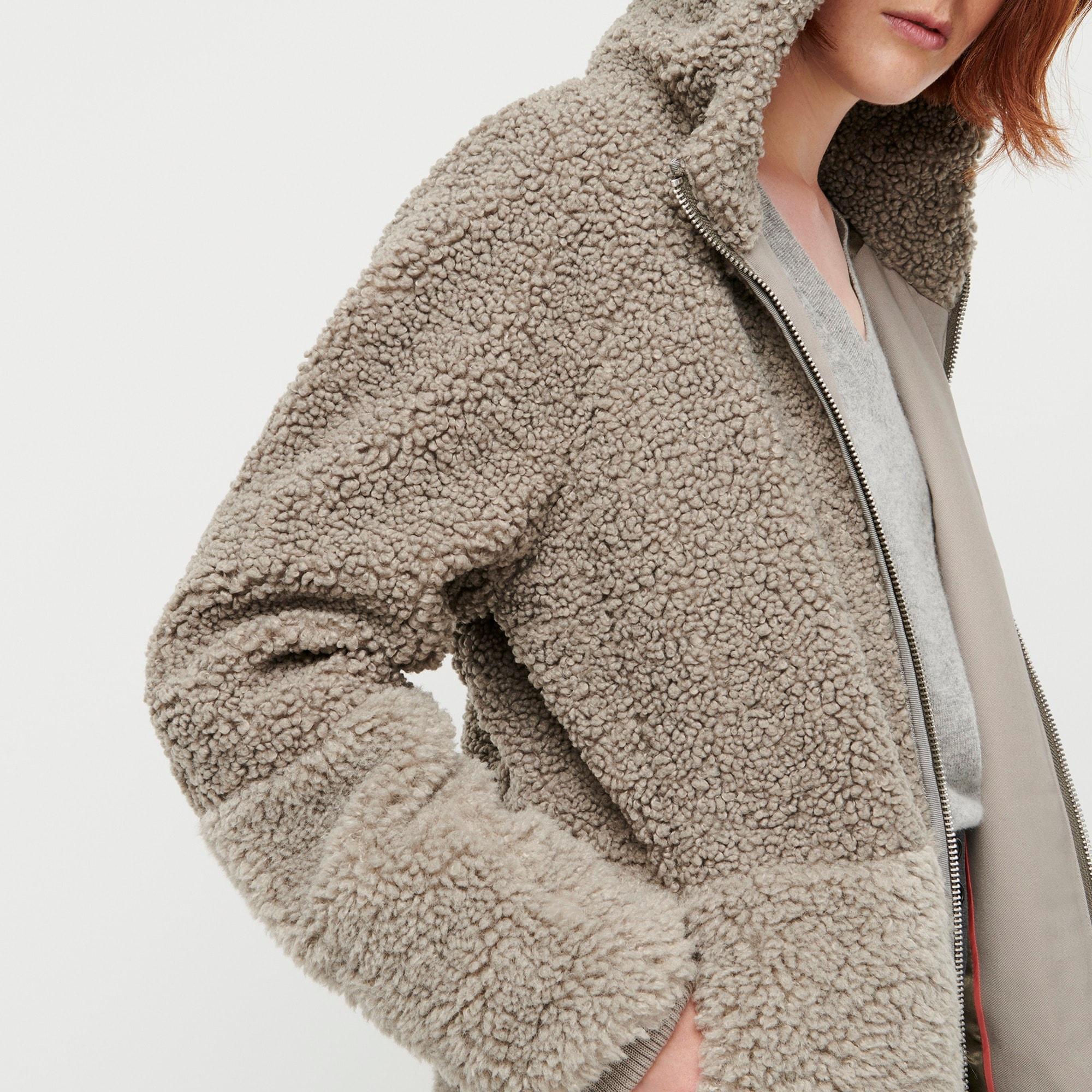 plush sherpa jacket