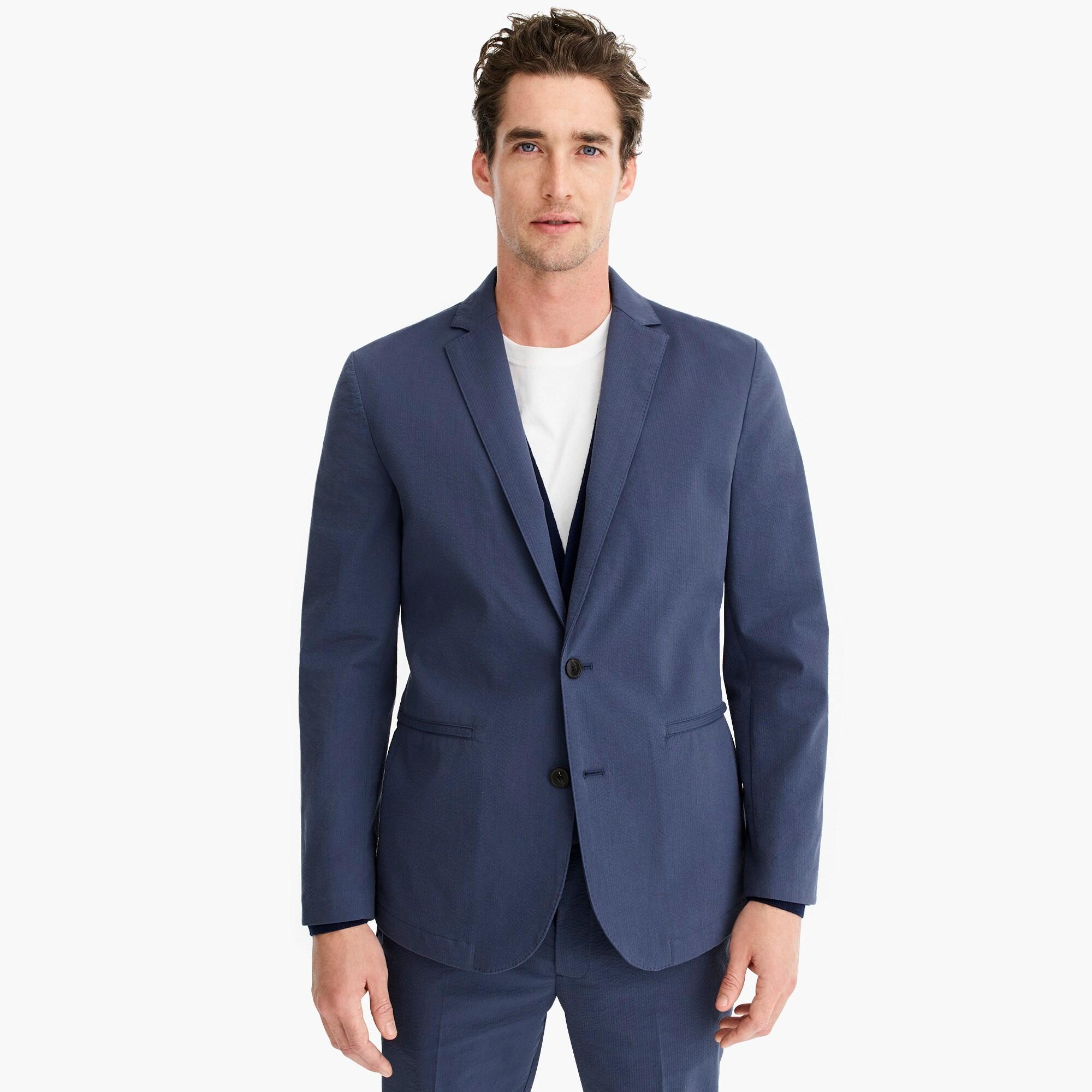 J crew store seersucker suit