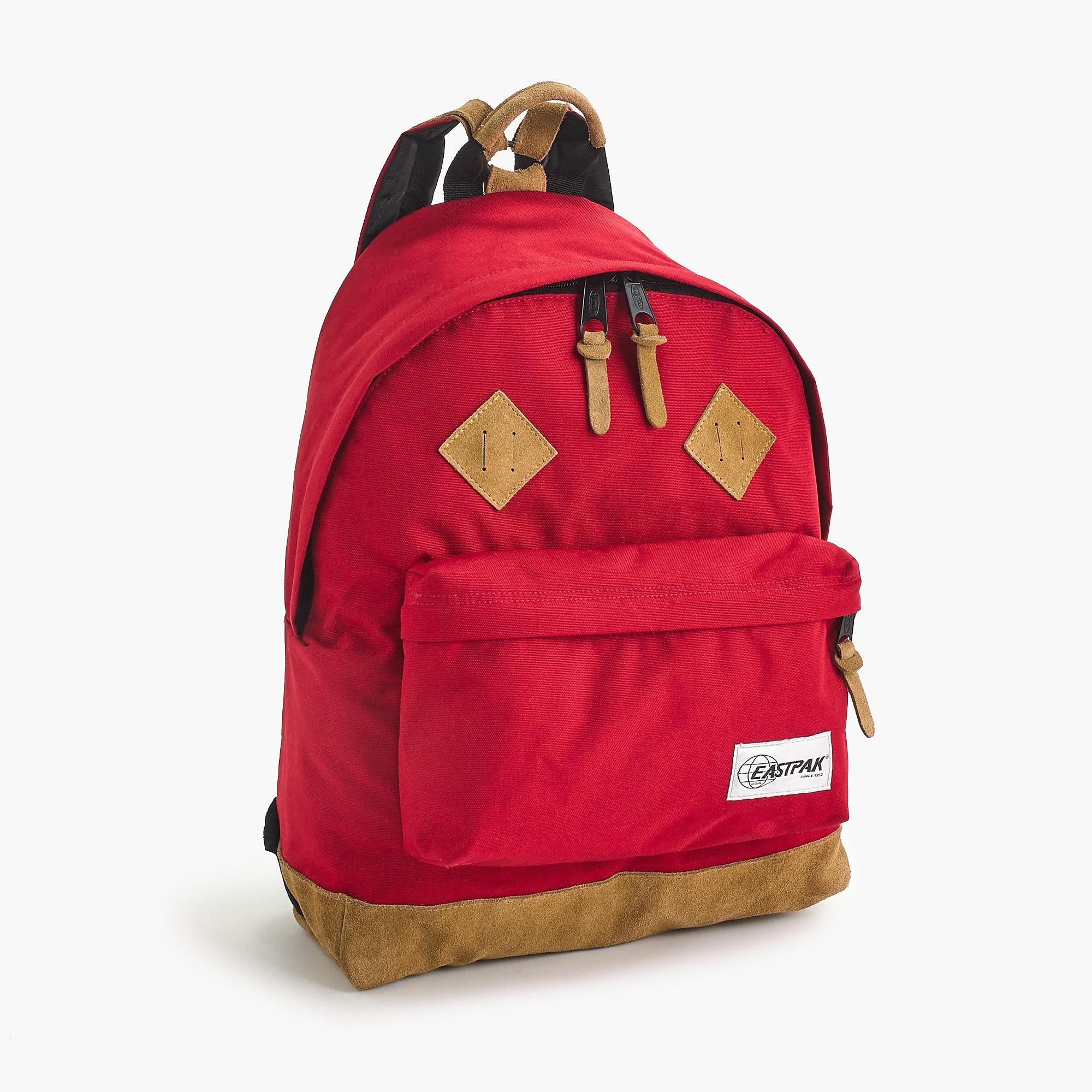 red eastpak backpack