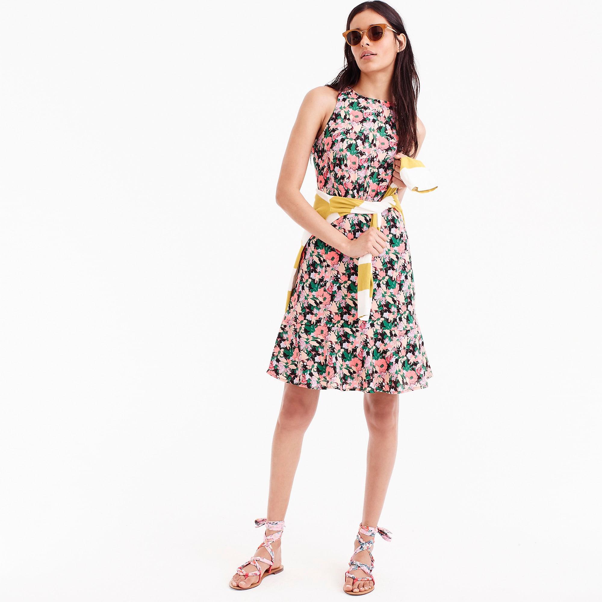 j crew flower dress