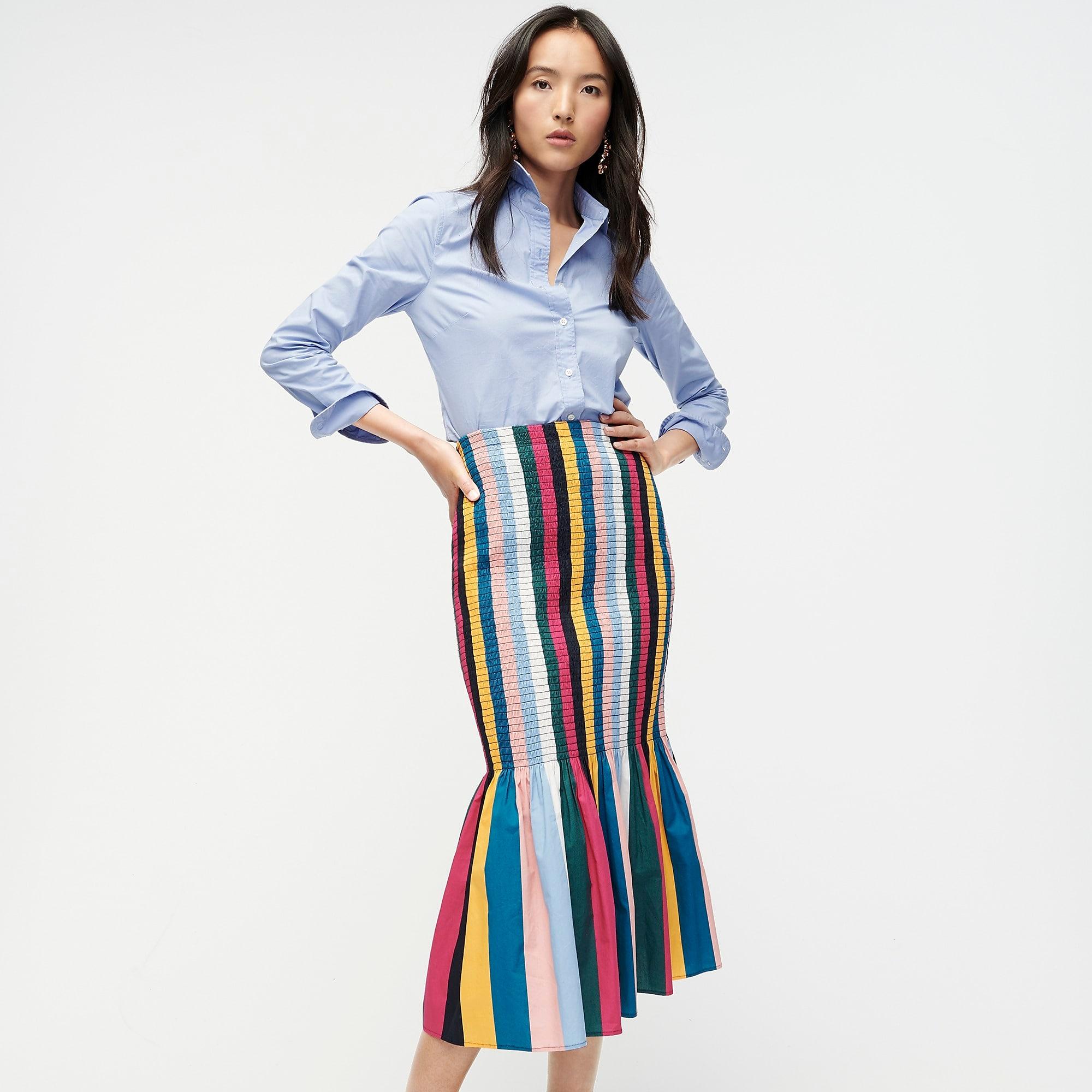 Children's Rainbow Stripe Skater Skirt– Peridot Clothing