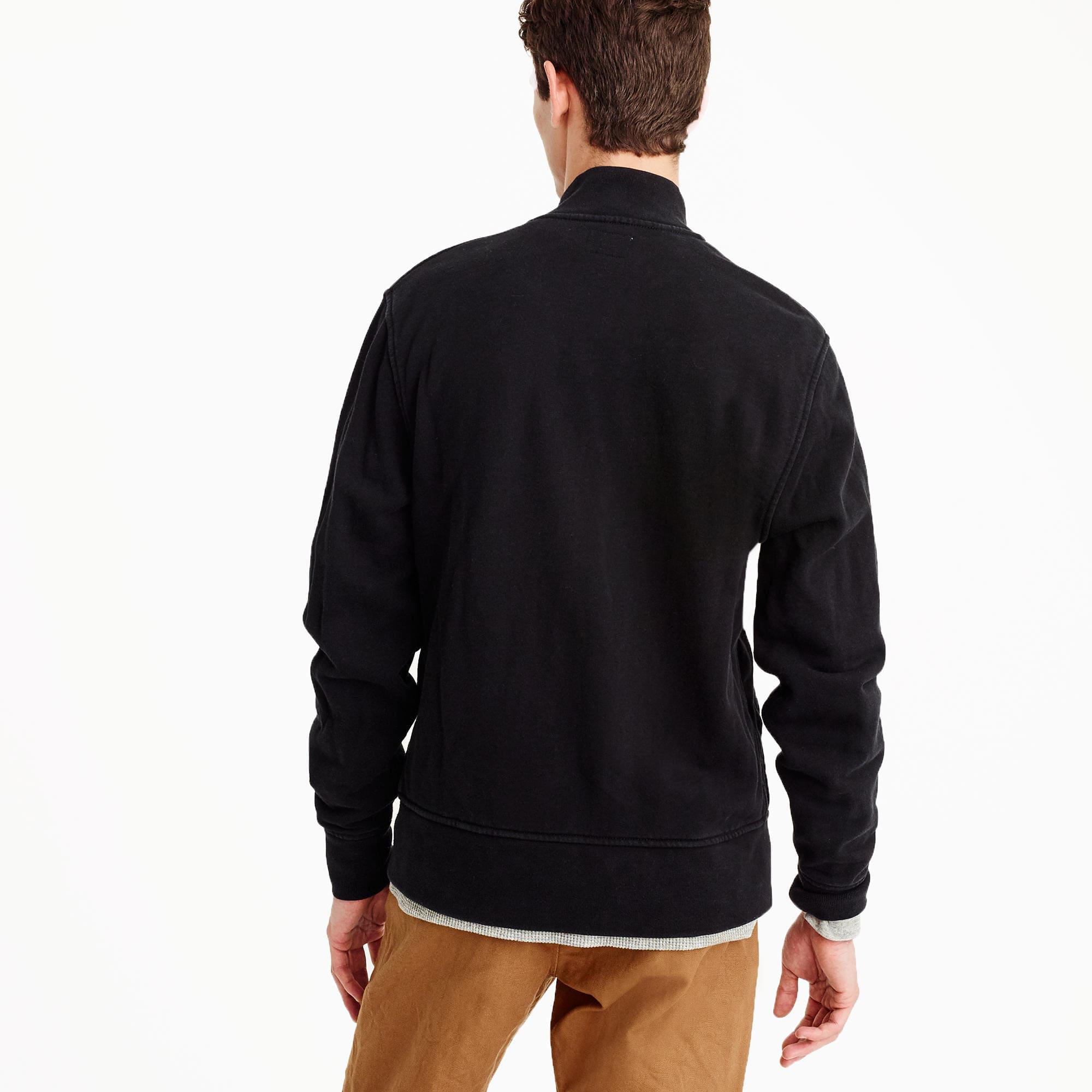 french terry bomber jacket