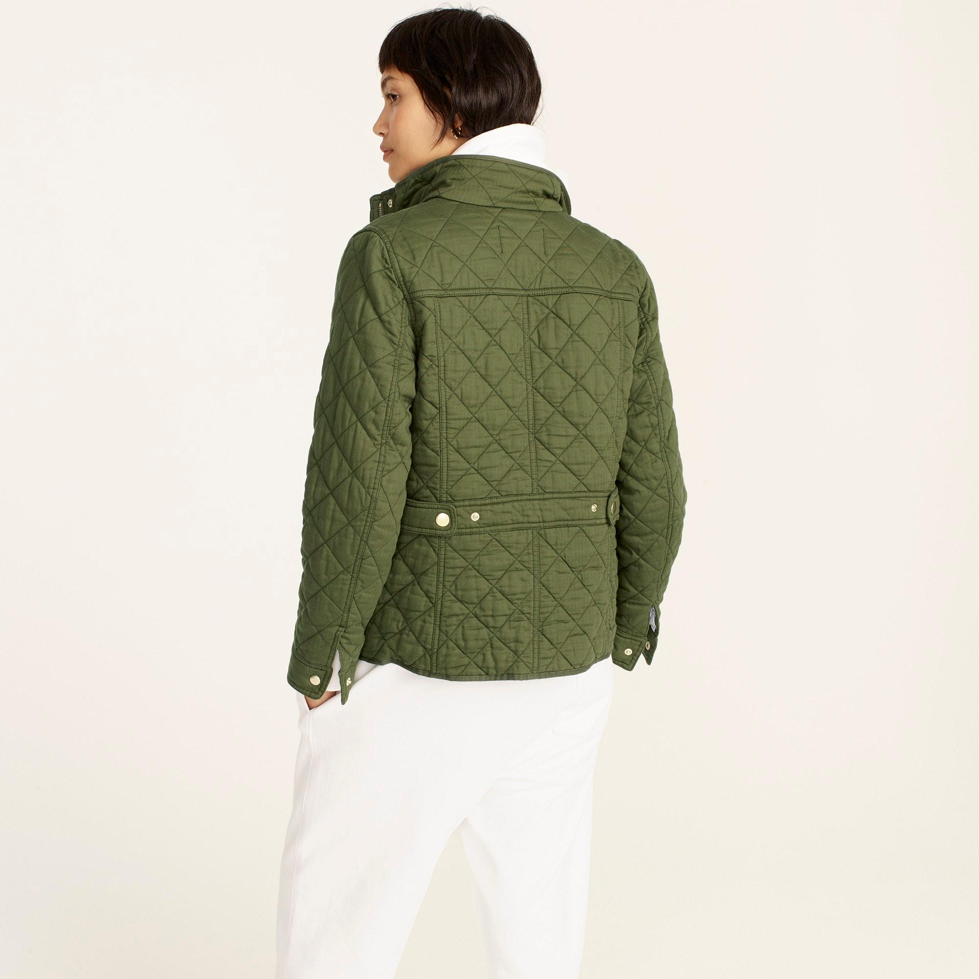 quilted downtown field jacket