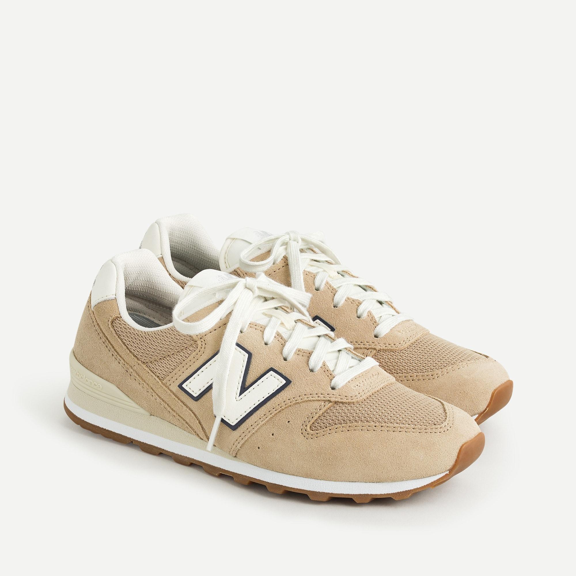New Balance ® X J.crew 996 Sneakers In Suede in Sand/Ivory ...