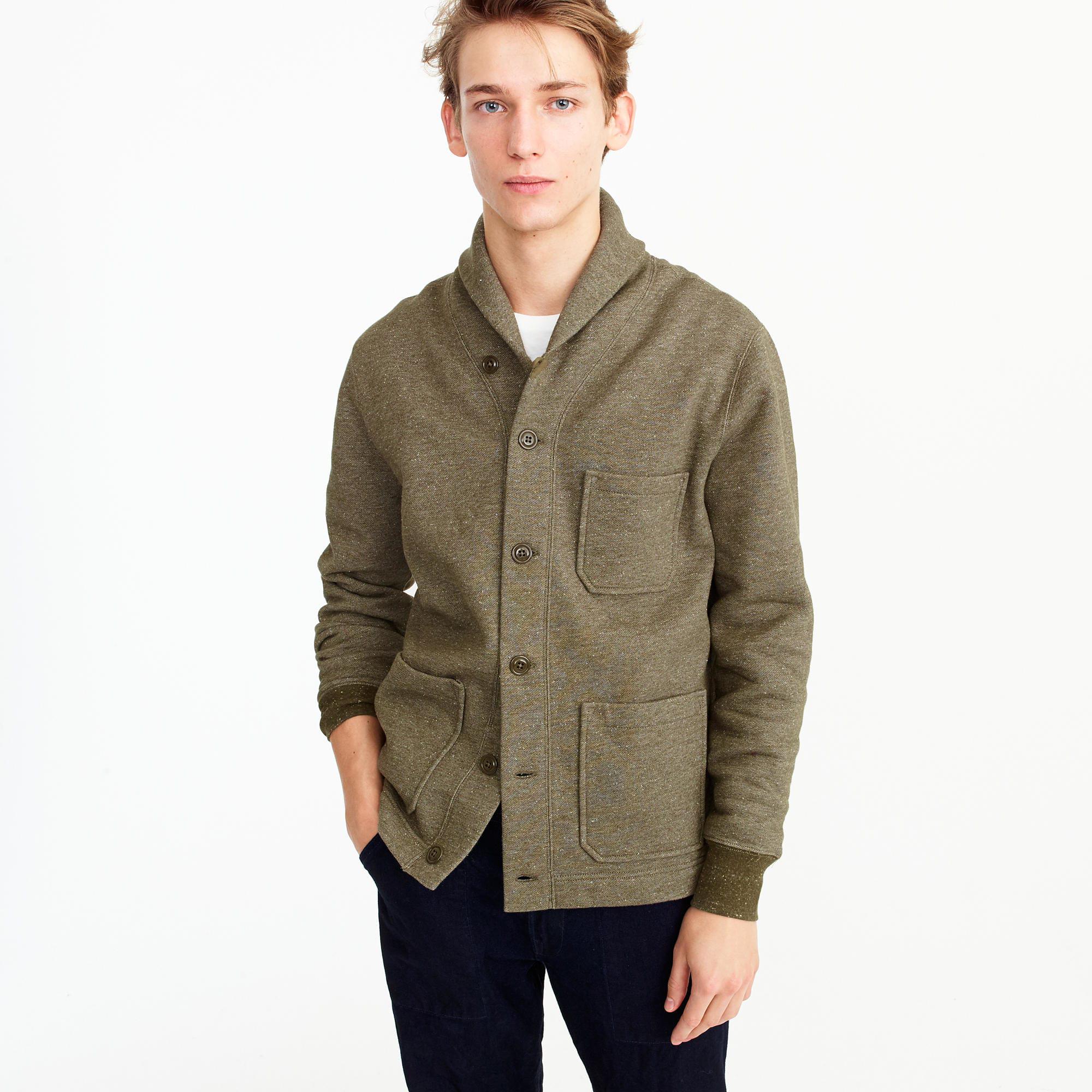 j crew shawl cardigan