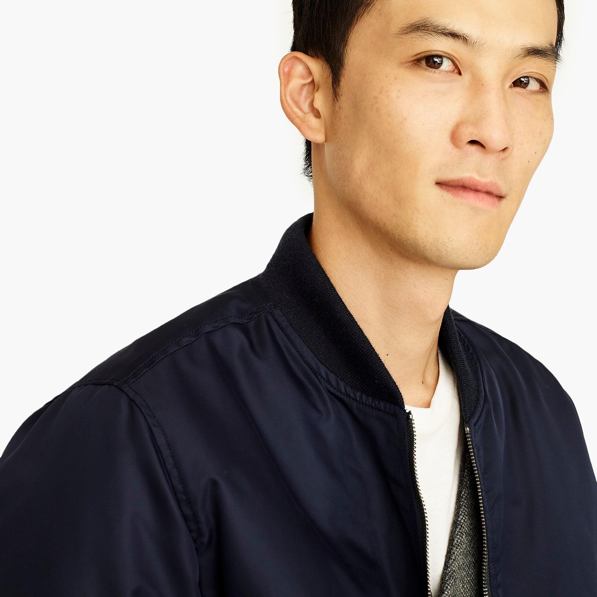 wallace & barnes flight bomber jacket