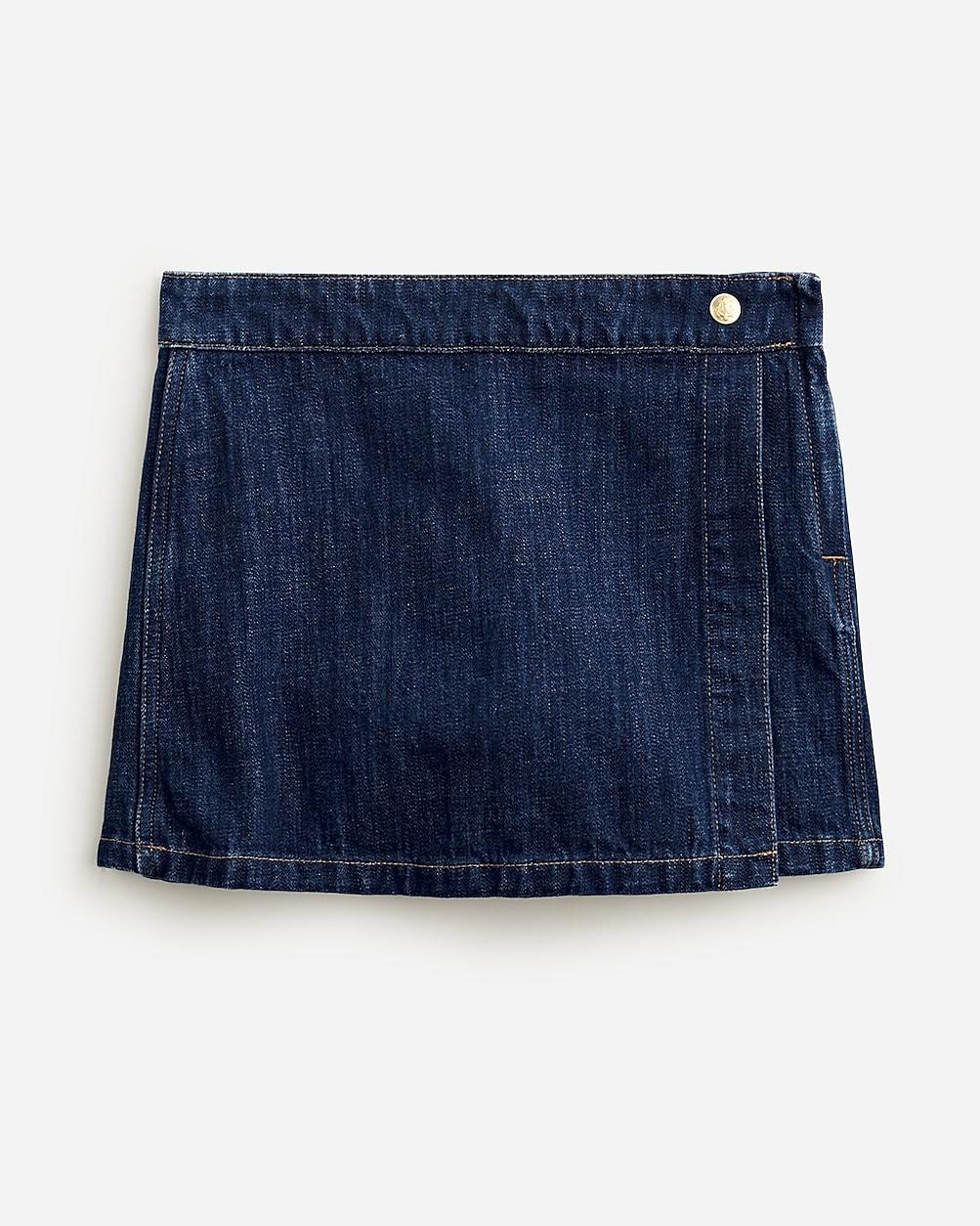 J.Crew Denim Skort in Blue Lyst