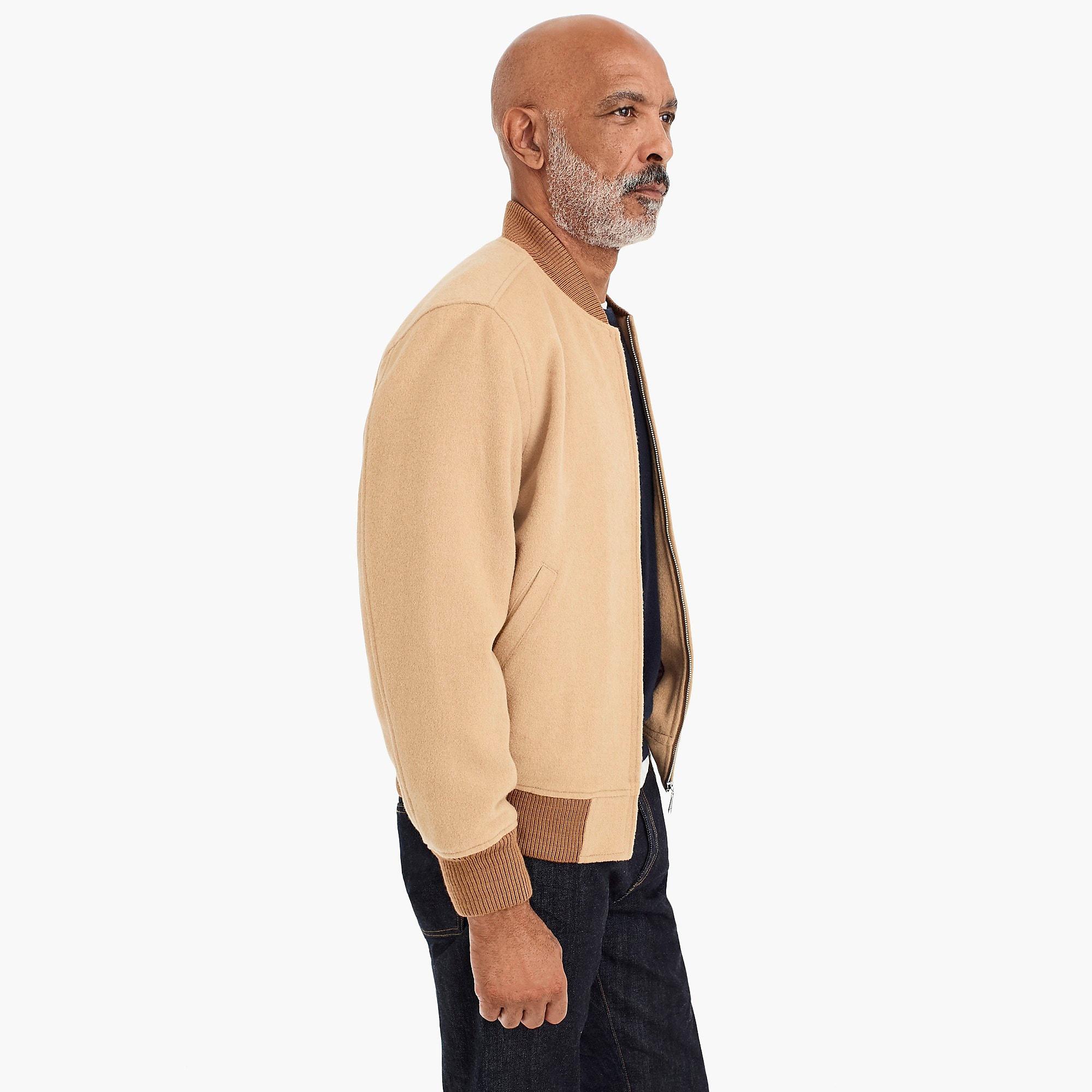 j crew shell bomber jacket