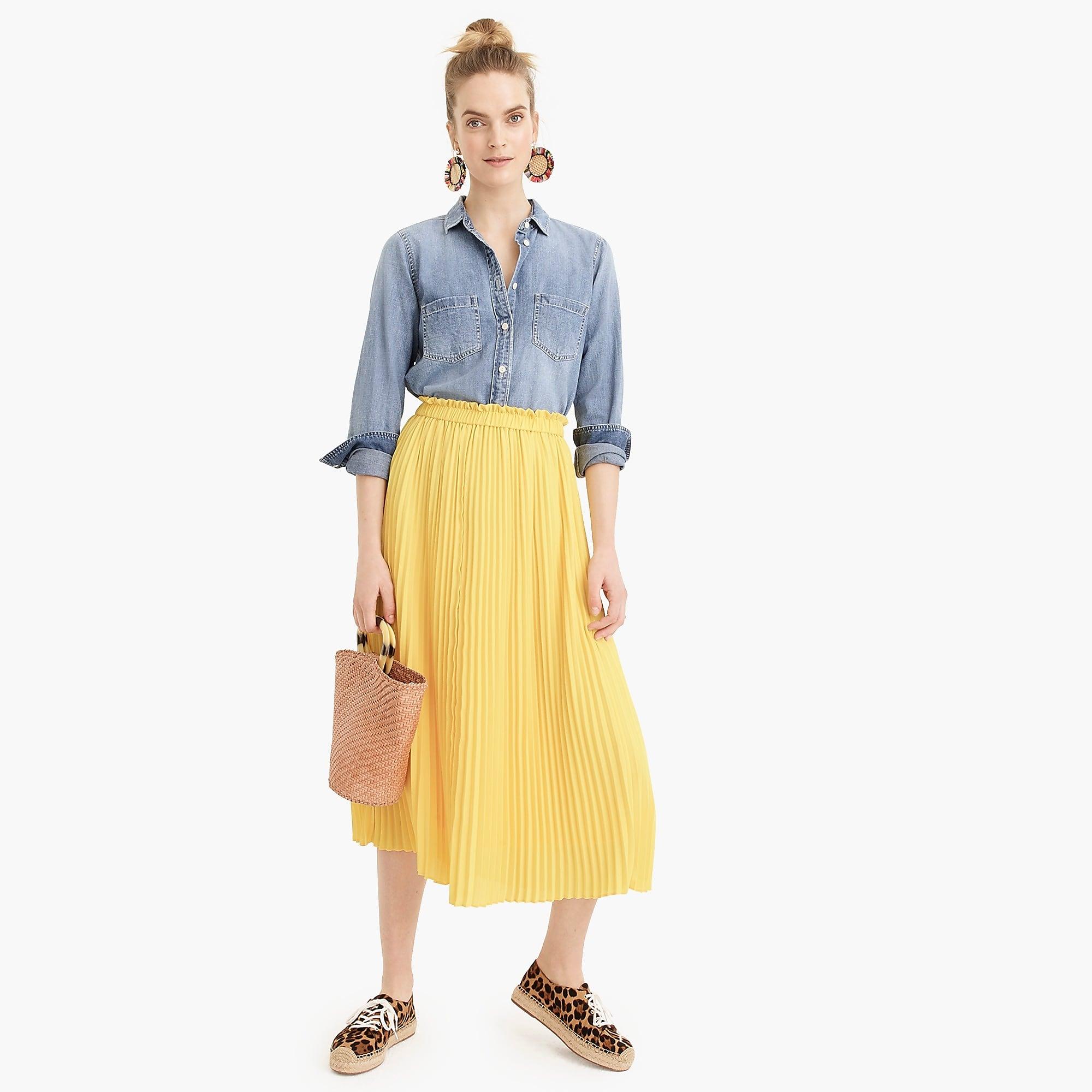 j crew midi skirt
