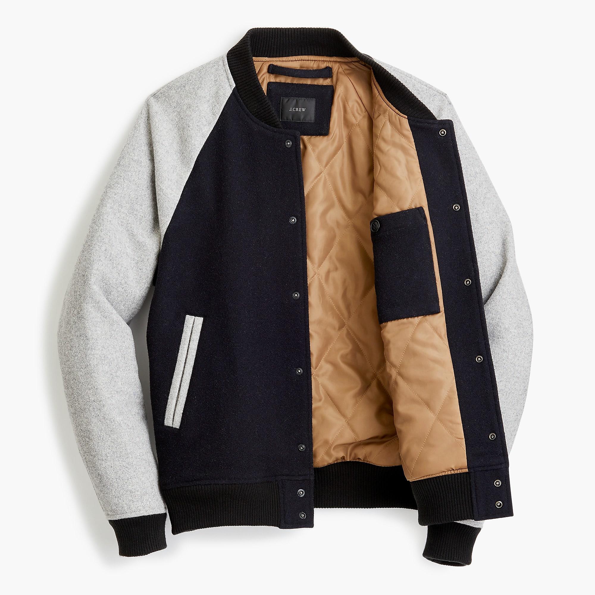 j crew varsity jacket