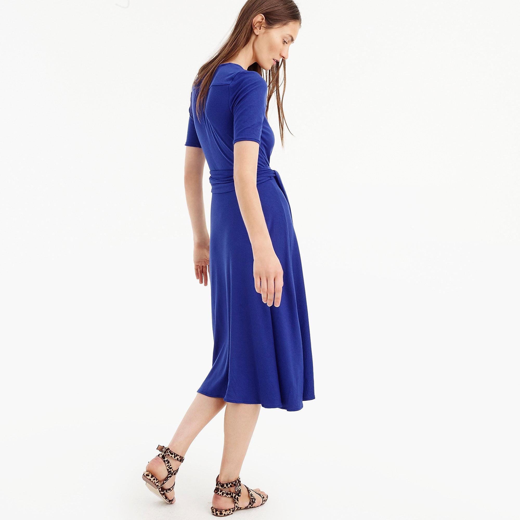 j crew knit wrap dress
