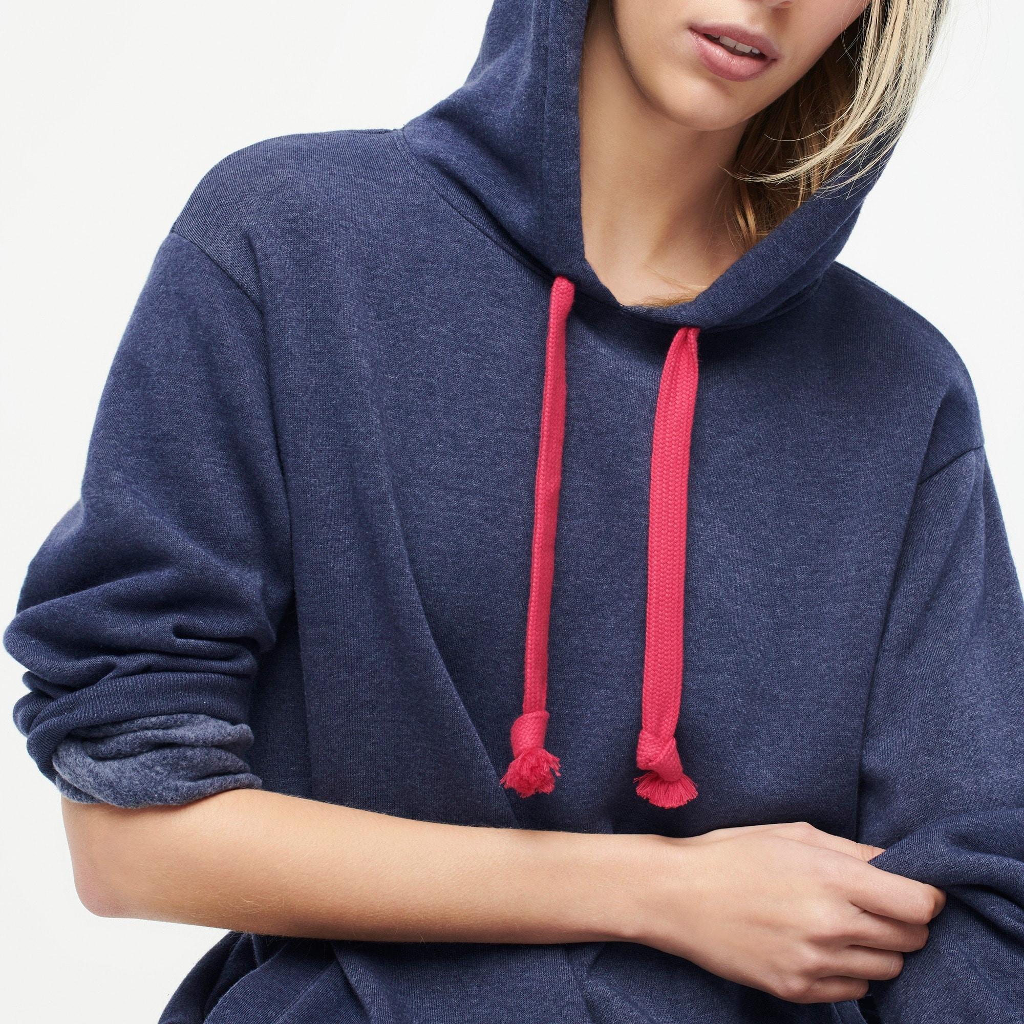 tunic hooded sweatshirt