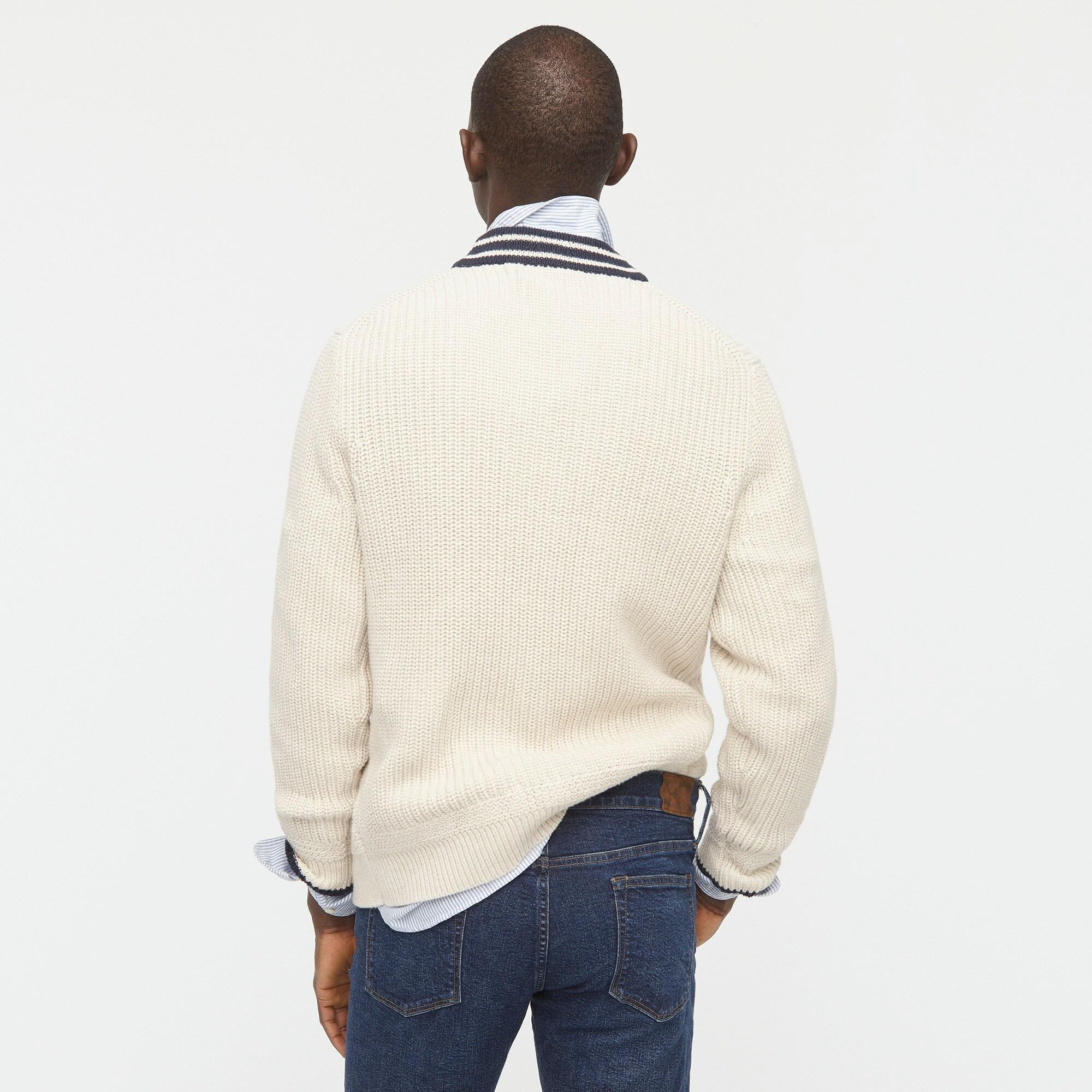 varsity v neck sweatshirt