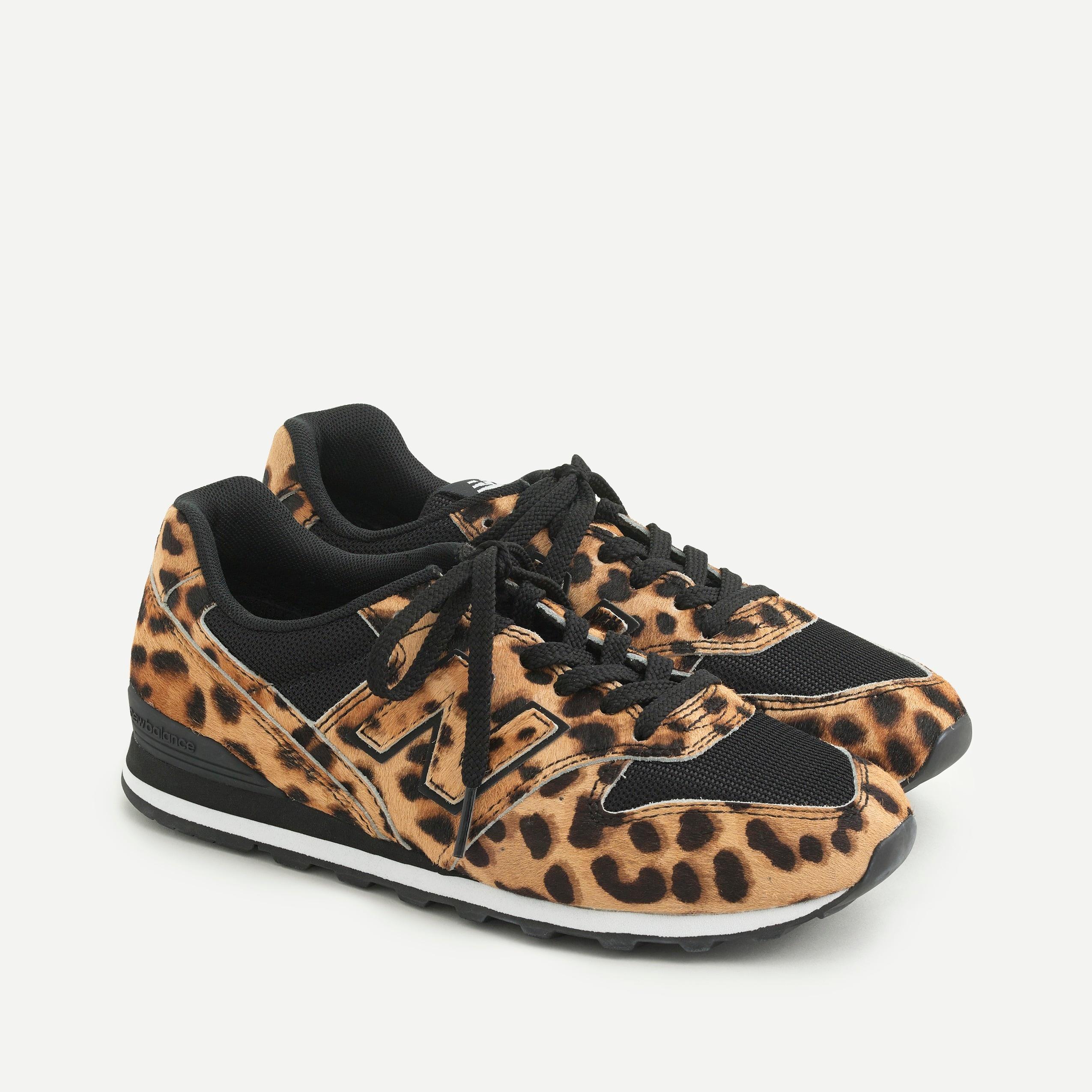 New Balance ® X J.crew 996 Sneakers In Leopard Calf Hair | Lyst