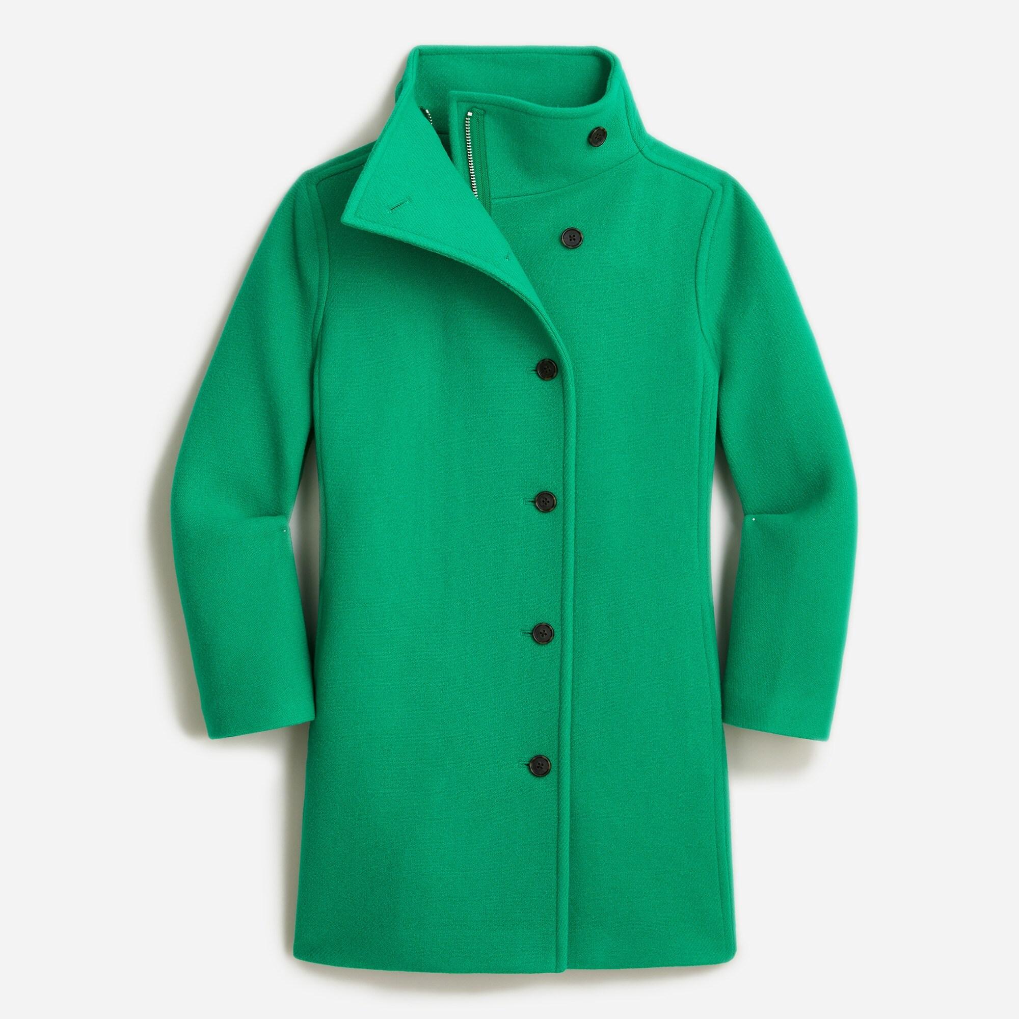 J.Crew Villa Coat In Italian Stadiumcloth Wool in Green Lyst