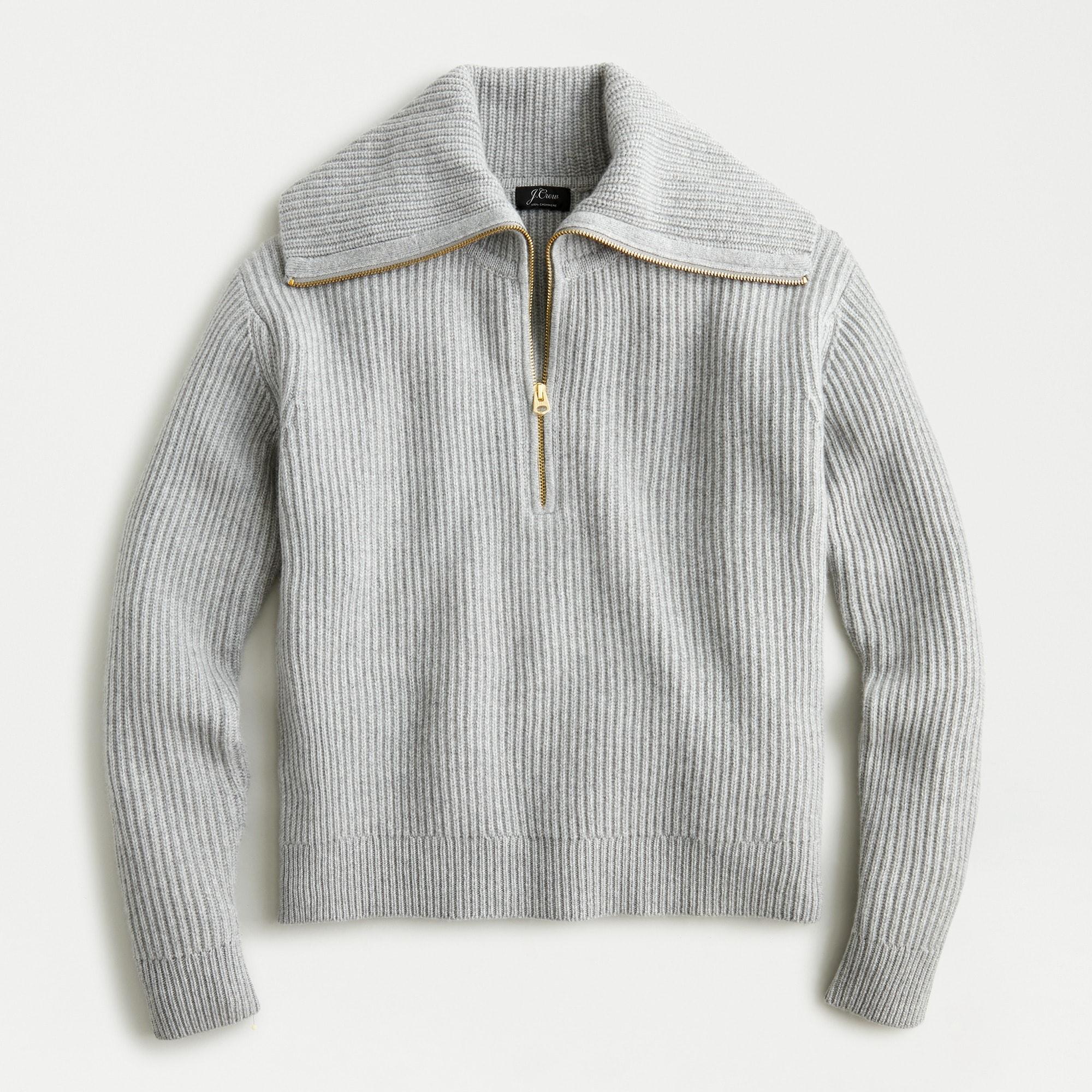 j crew zip sweater