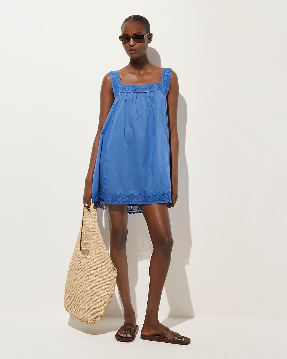 j crew blue lace dress J Crew. Lace navy dress 8 petite J.Crew