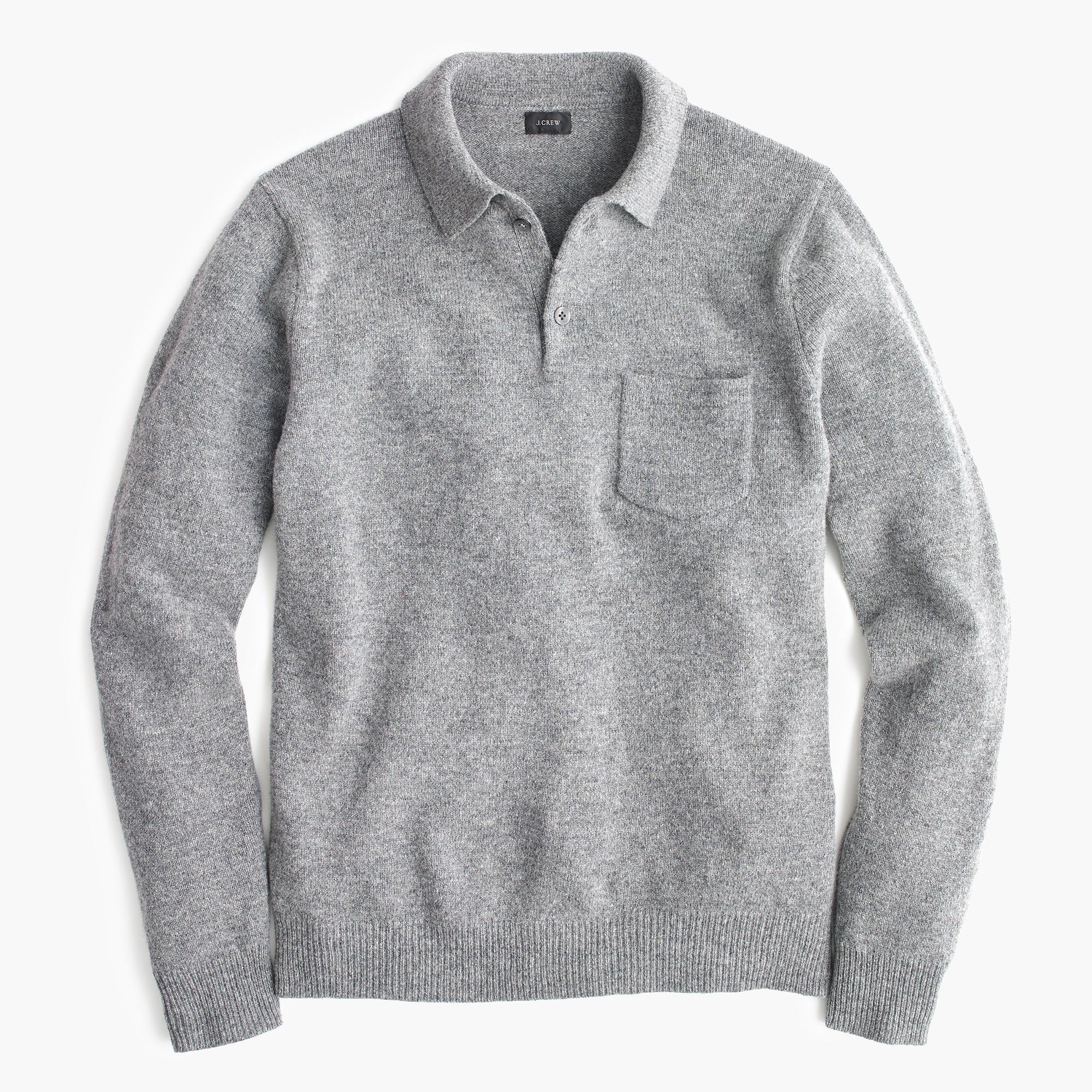 j crew long sleeve polo