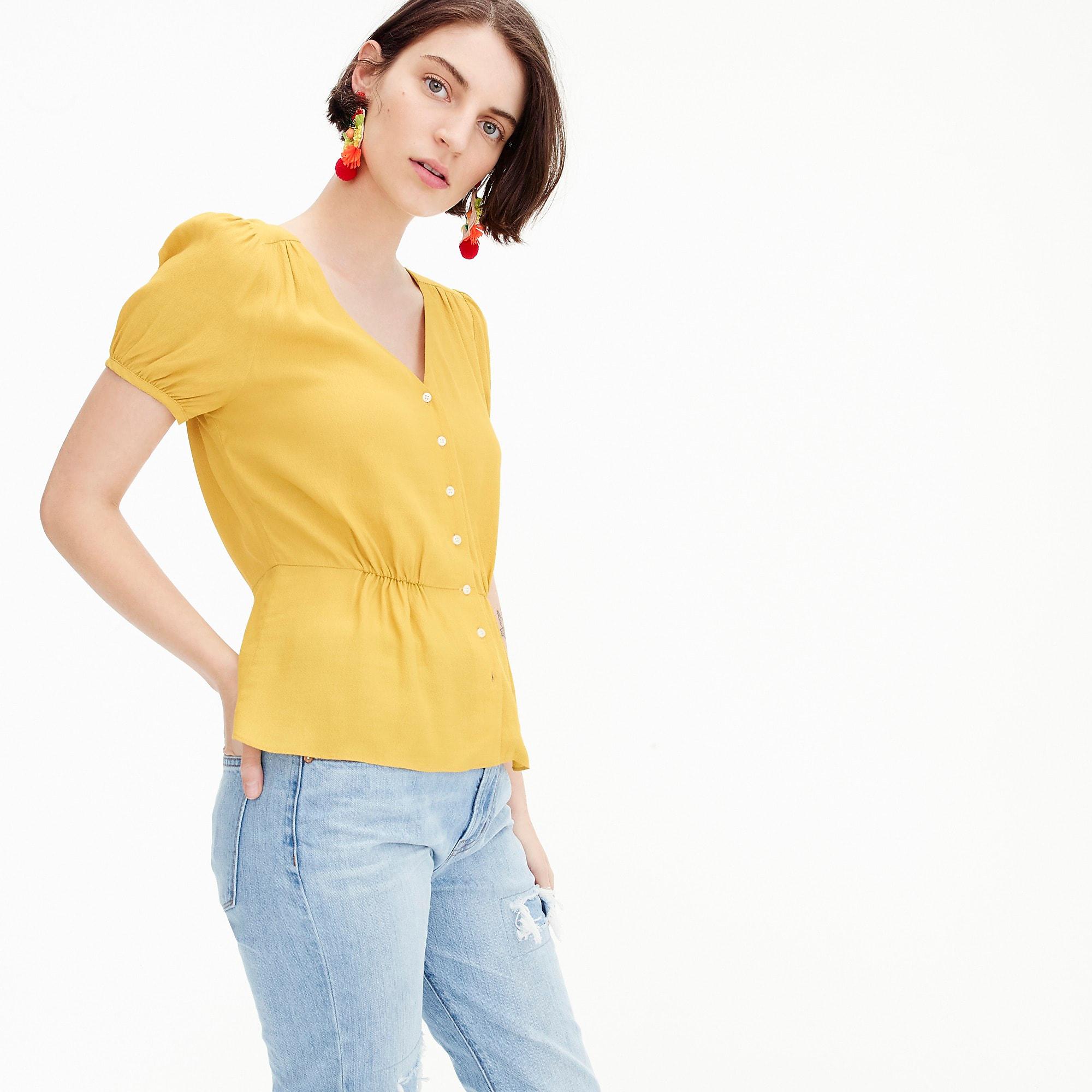 j crew peplum top