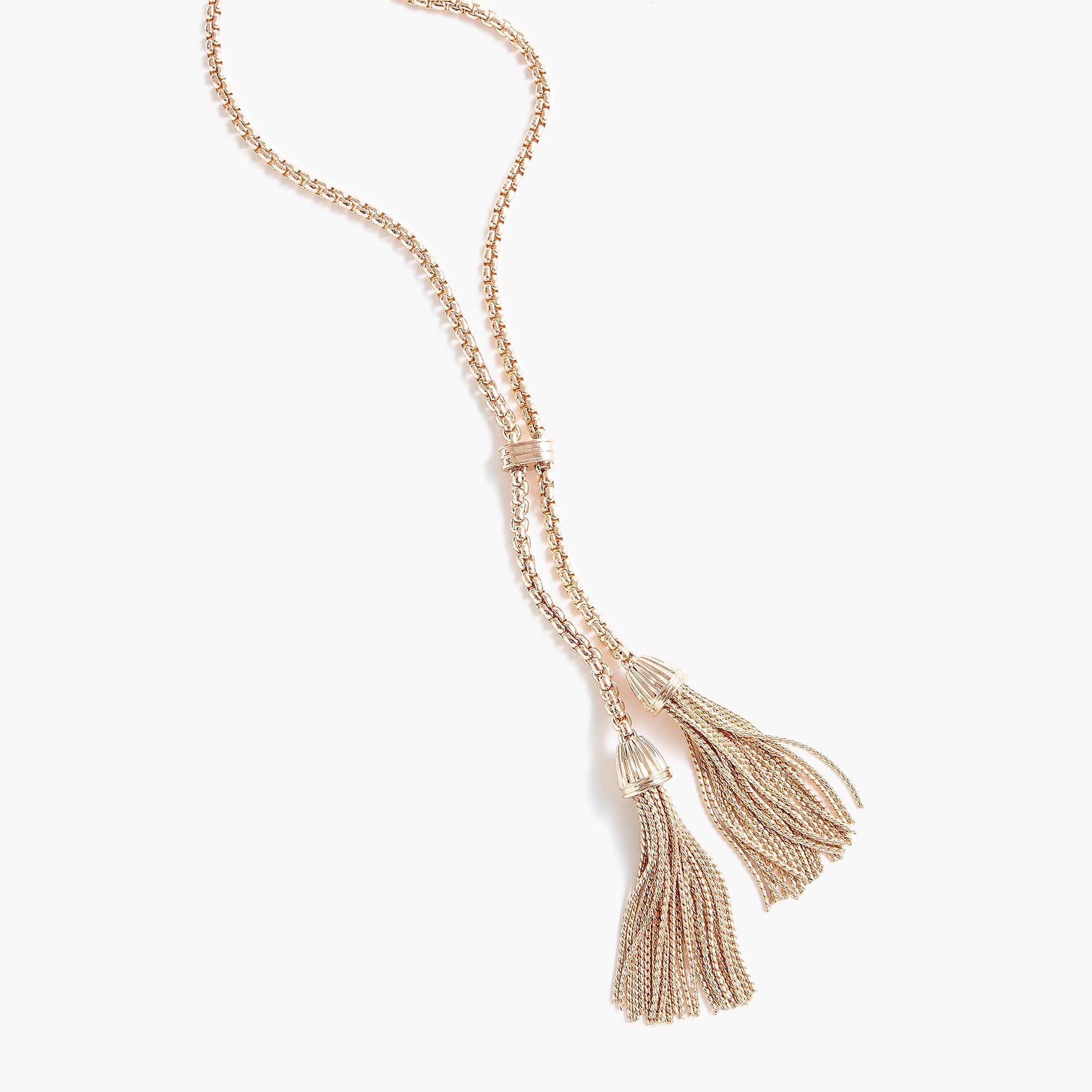 tassel chain necklace