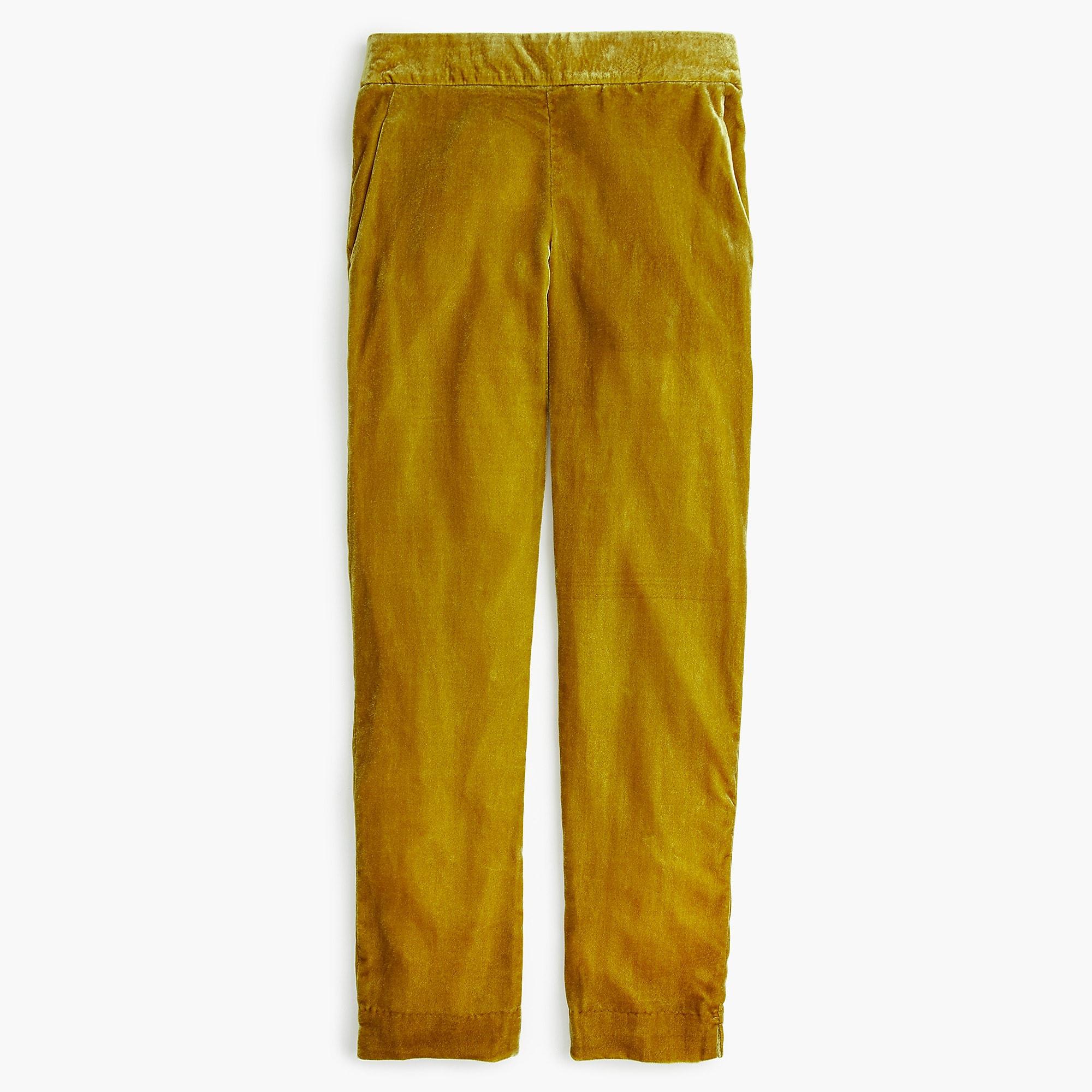 j crew velvet pants