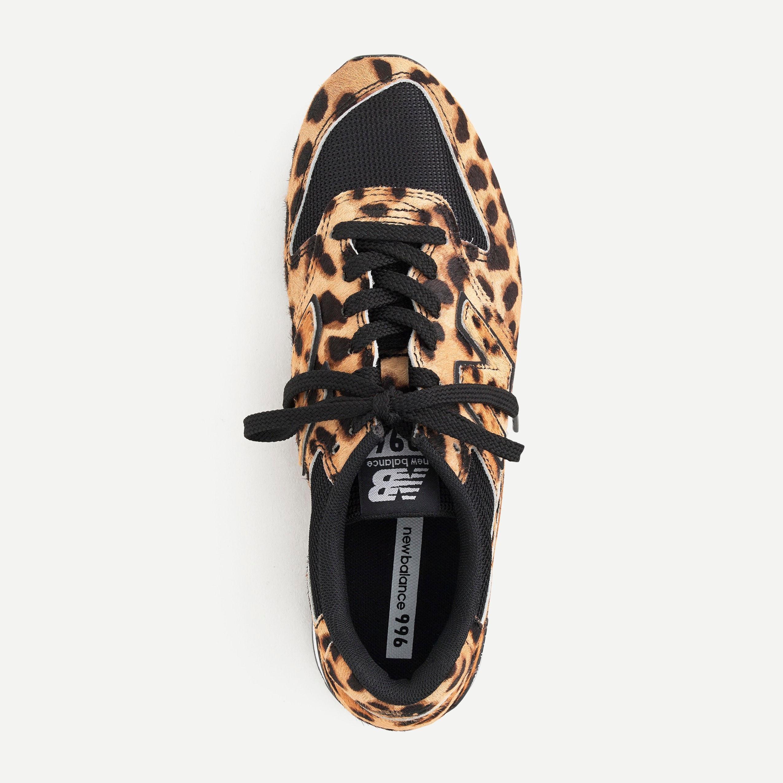 X J.crew 996 Sneakers In Leopard Calf 