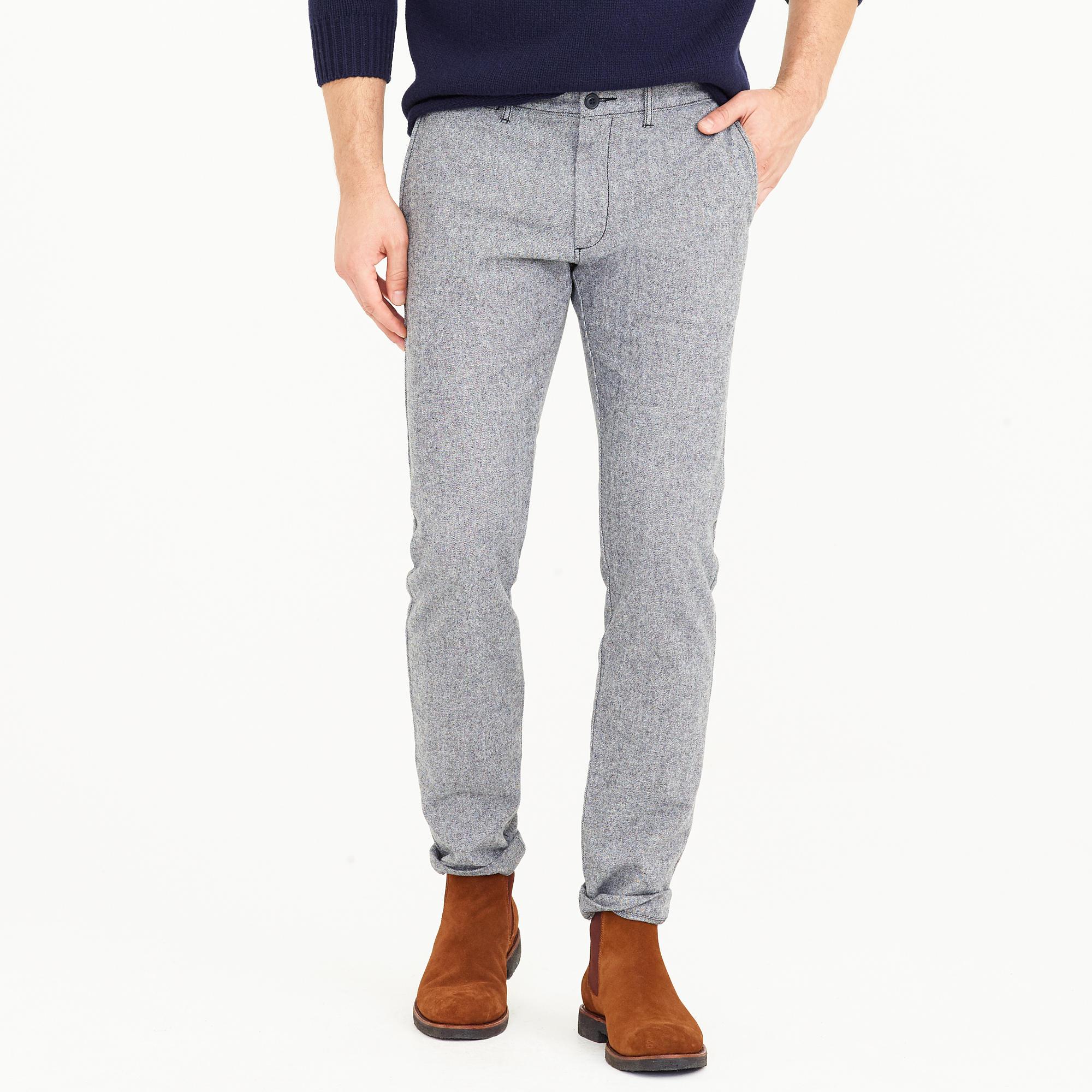 J.Crew Cotton 484 Slim-fit Pant In Stretch Brushed Twill in Gray for ...