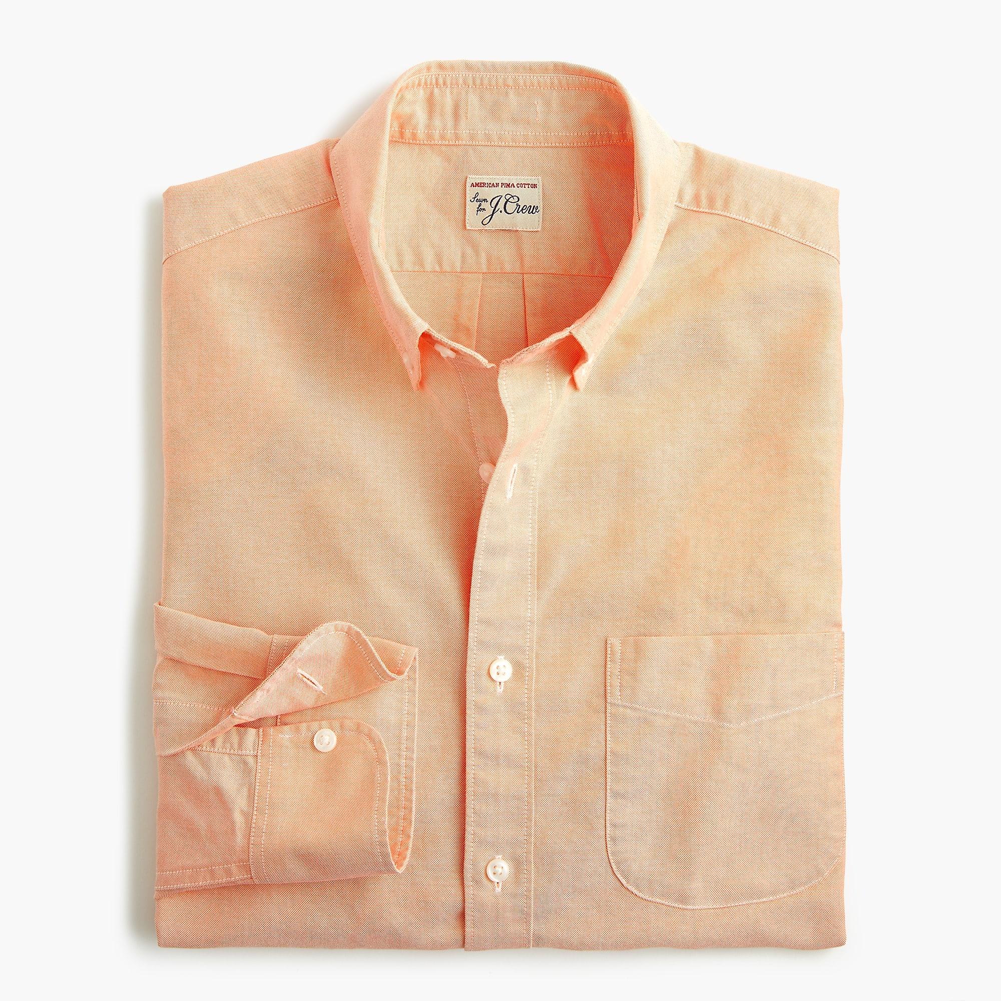 J.Crew Slim American Pima Cotton Oxford Shirt With Mechanical Stretch