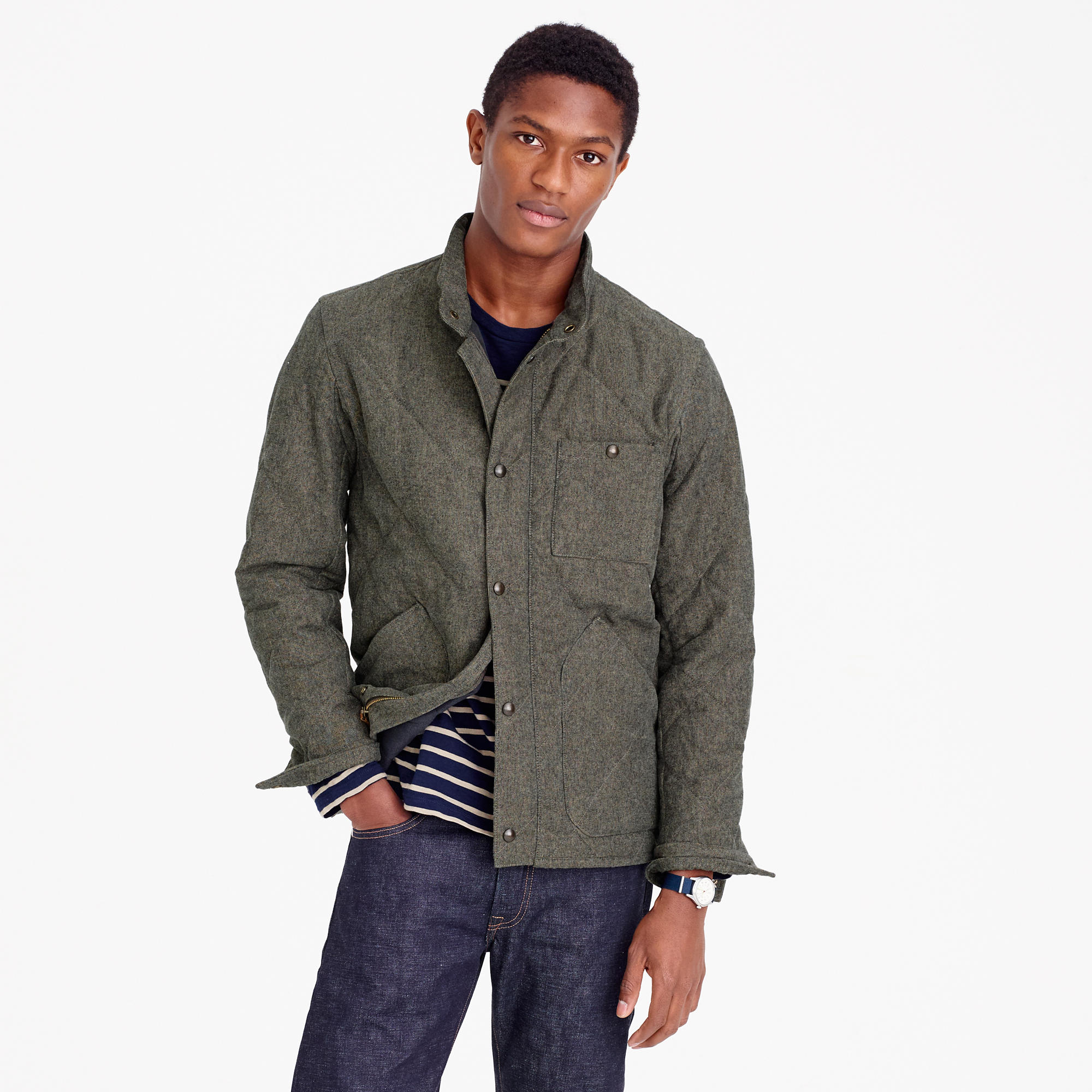 J.crew Sussex Quilted Jacket In Cotton Twill for Men | Lyst