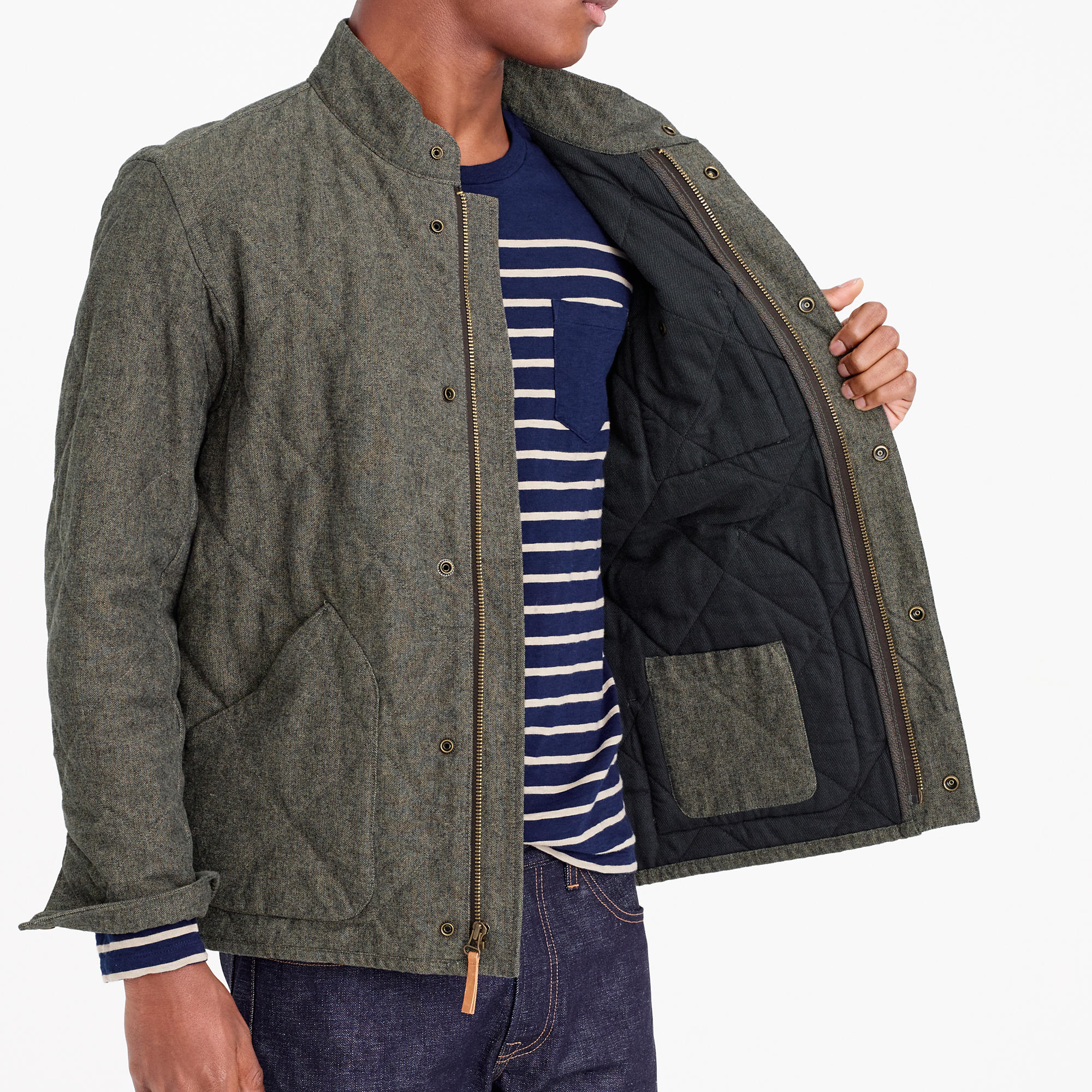 J.crew Sussex Quilted Jacket In Cotton Twill for Men Lyst