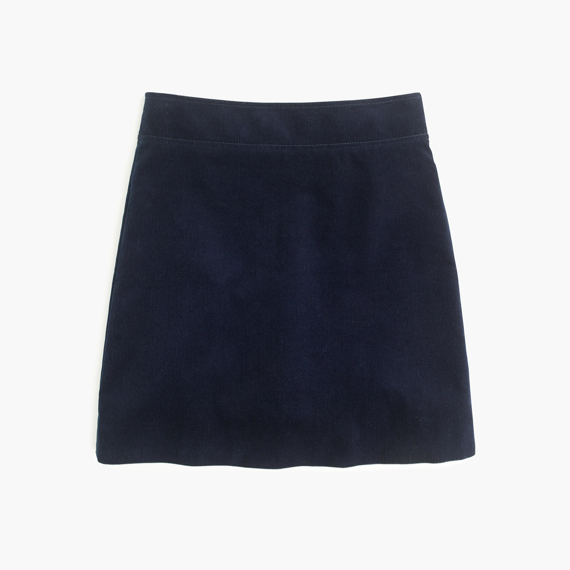 J.Crew Mini Skirt In Corduroy in Navy (Blue) Lyst