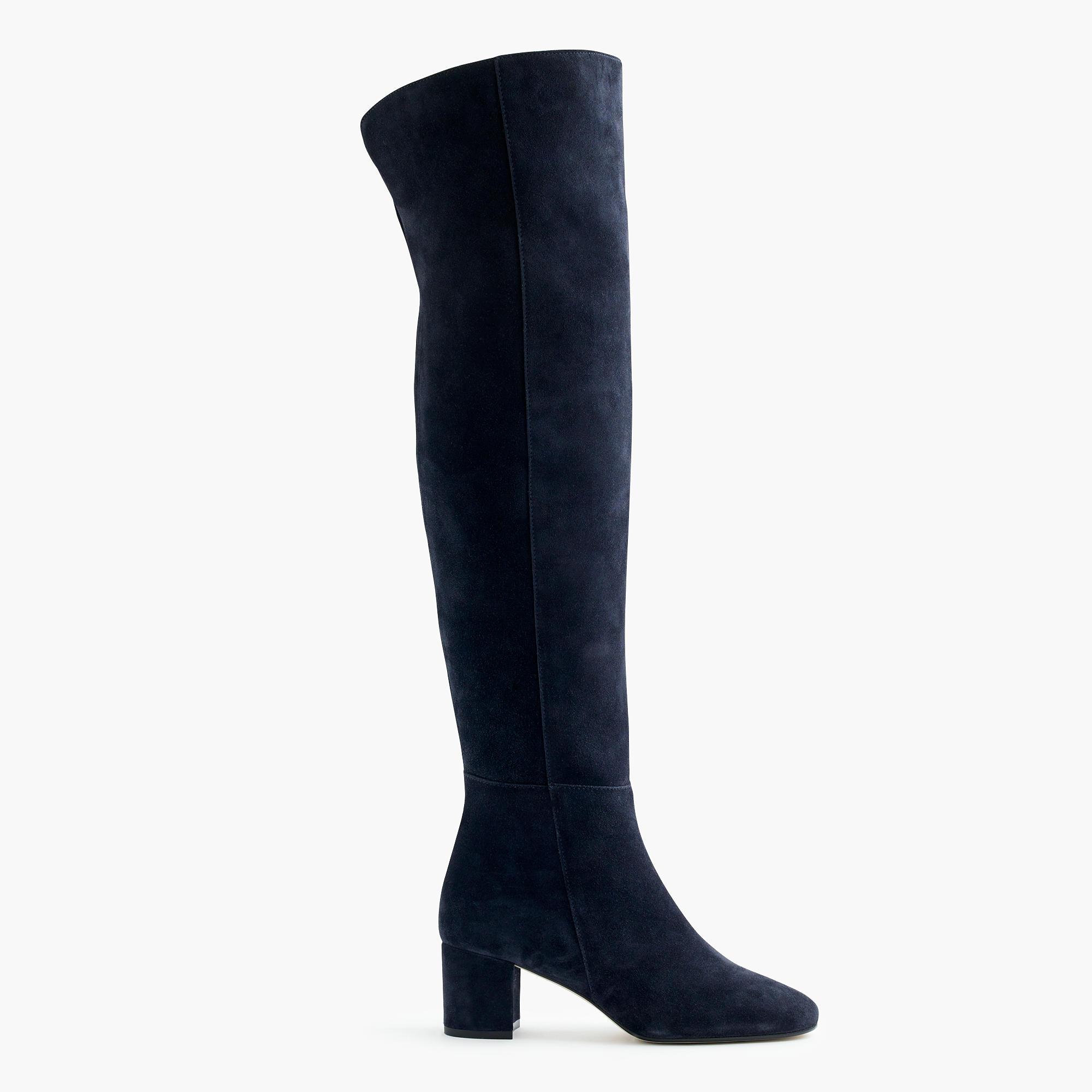 j crew suede over the knee boots