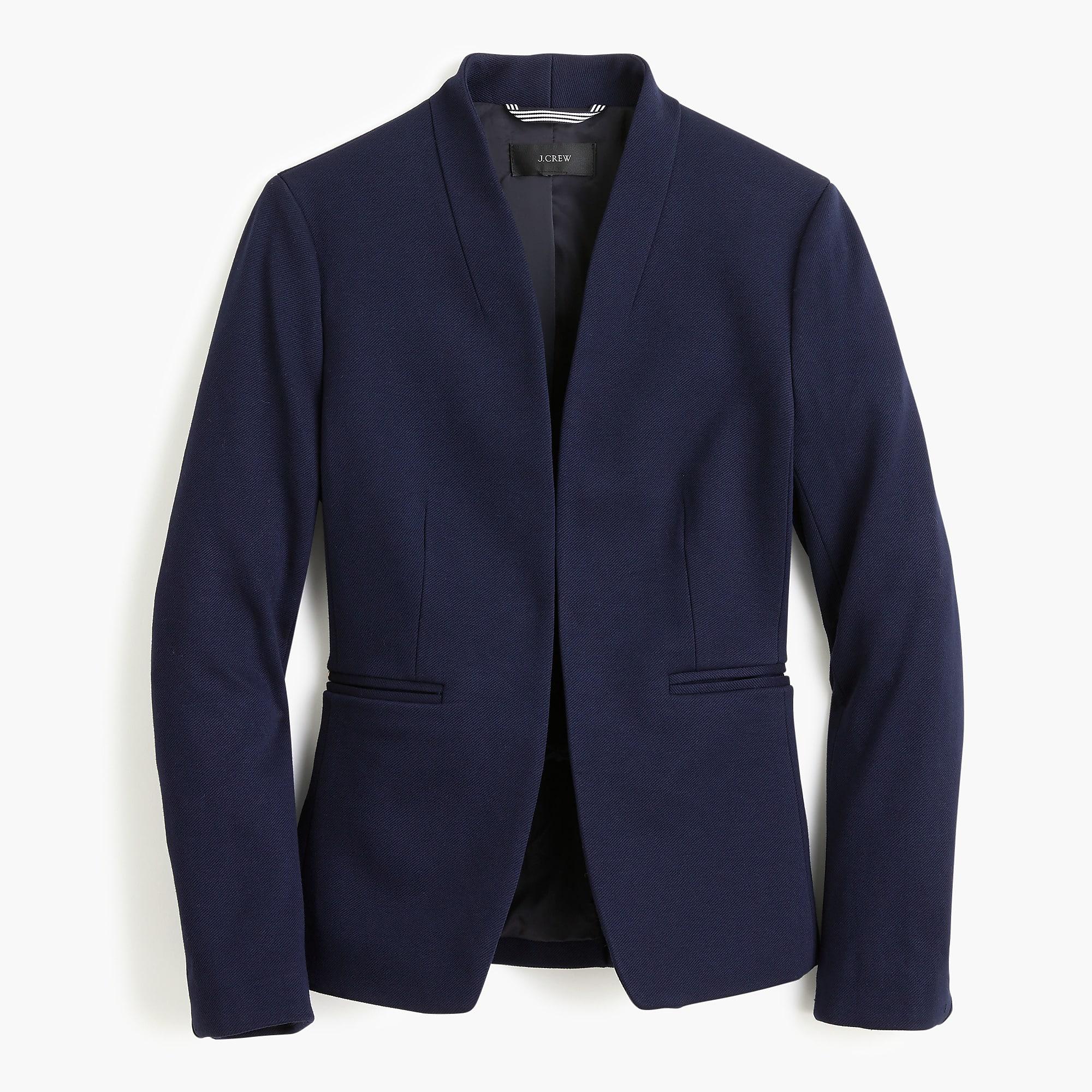 J.Crew Synthetic Goingout Blazer In Stretch Twill in Navy (Blue) Lyst