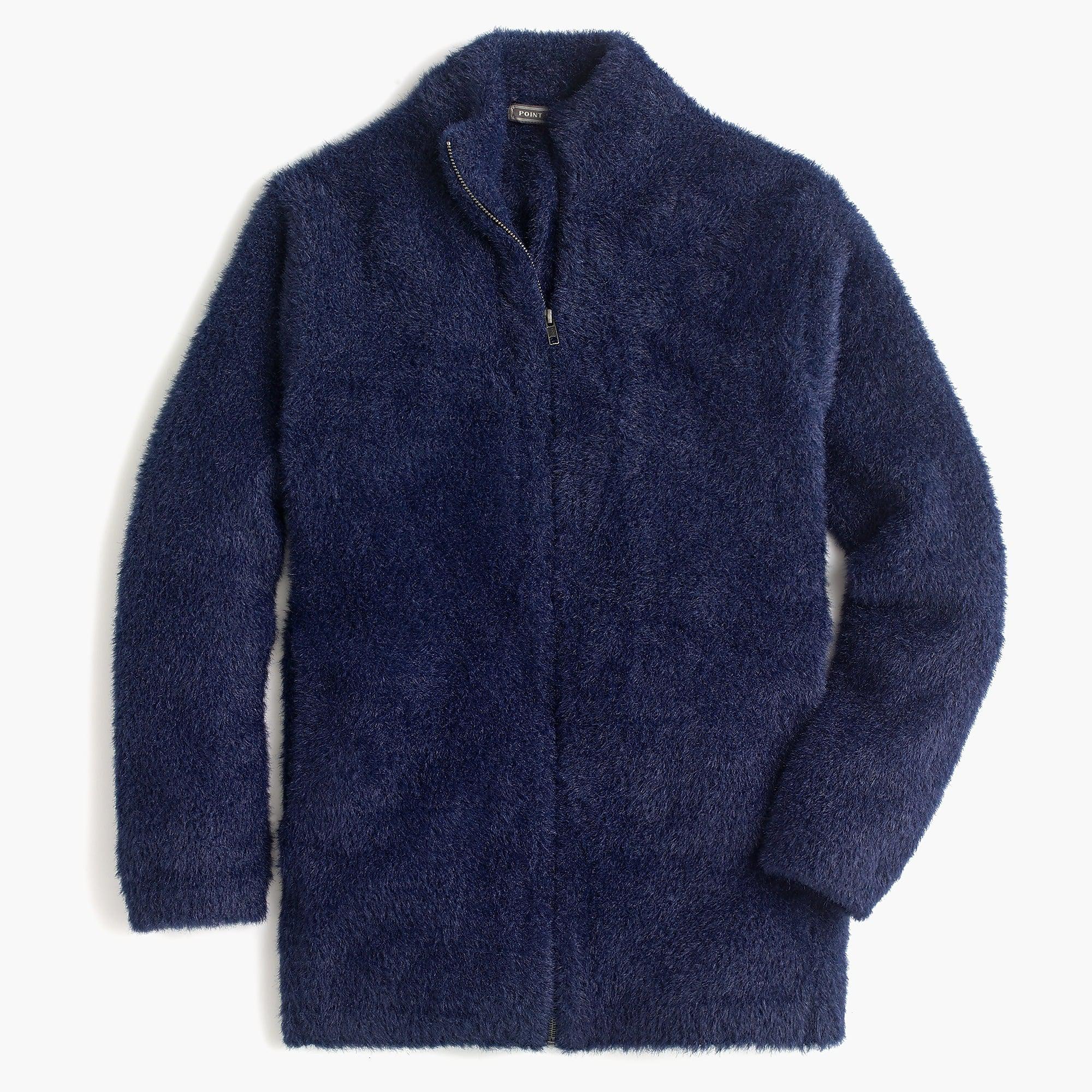 fuzzy cardigan jacket