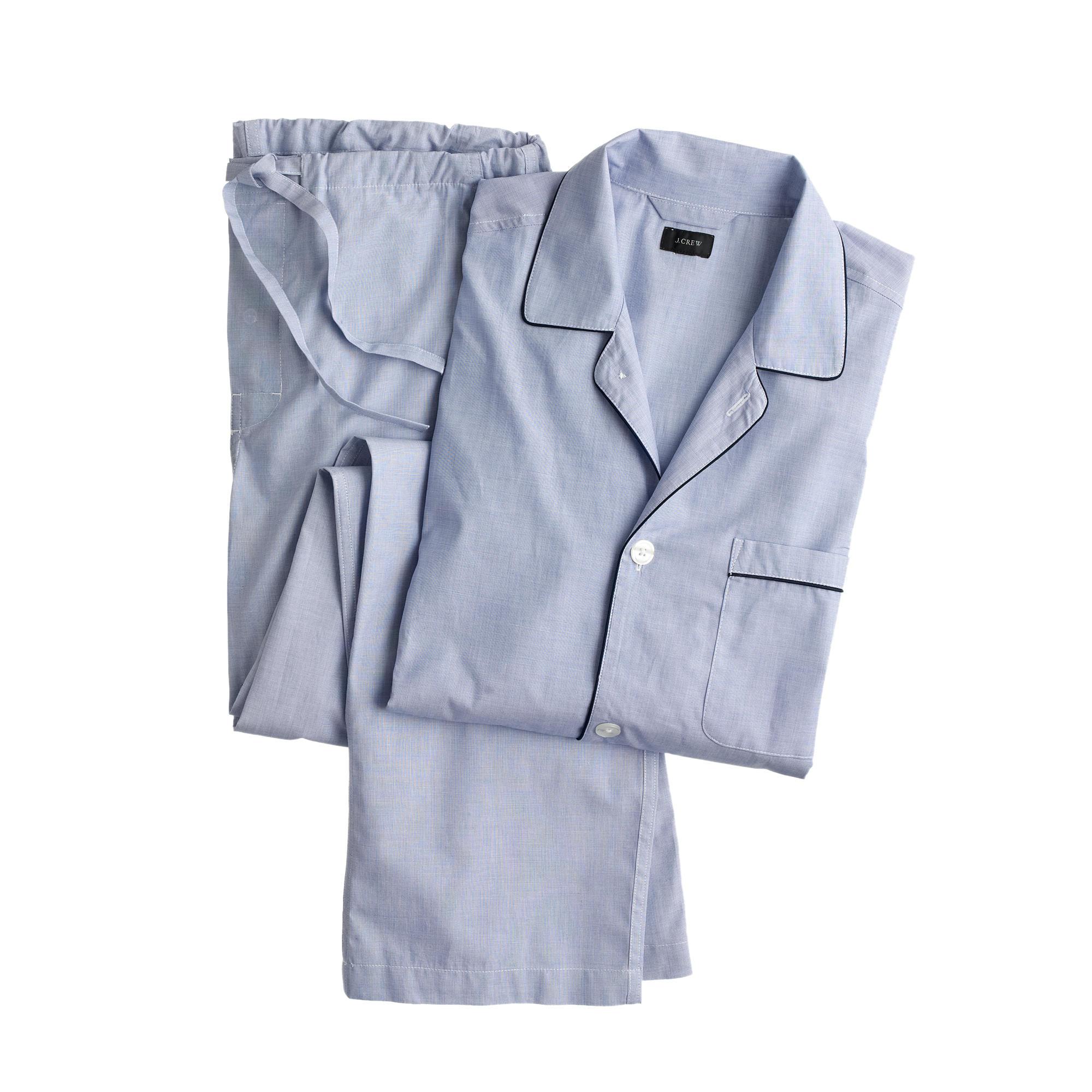 J.Crew Cotton Poplin Pajama Set in Blue for Men - Lyst