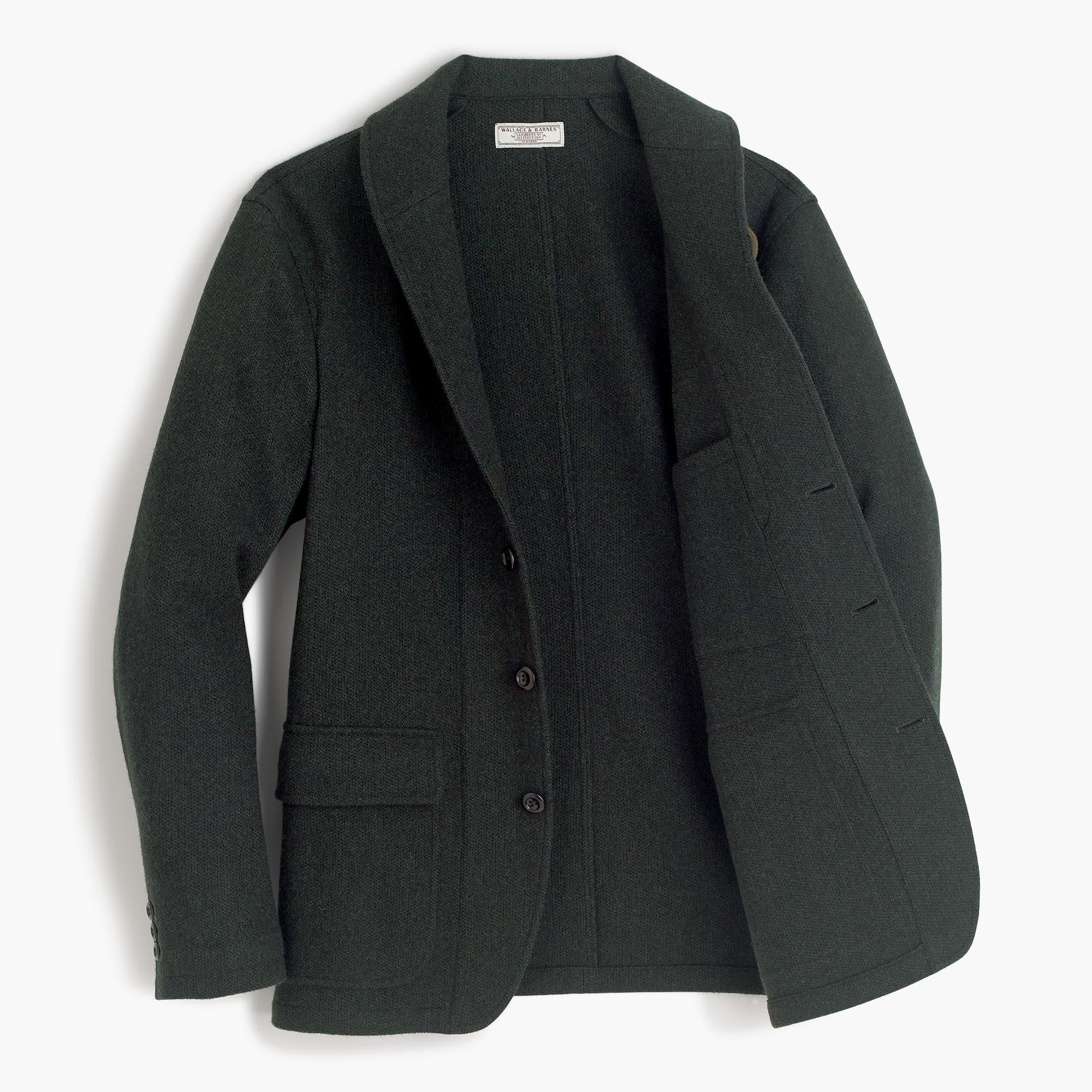 J.Crew Unstructured Shawl-collar Workwear Jacket In English Wool 