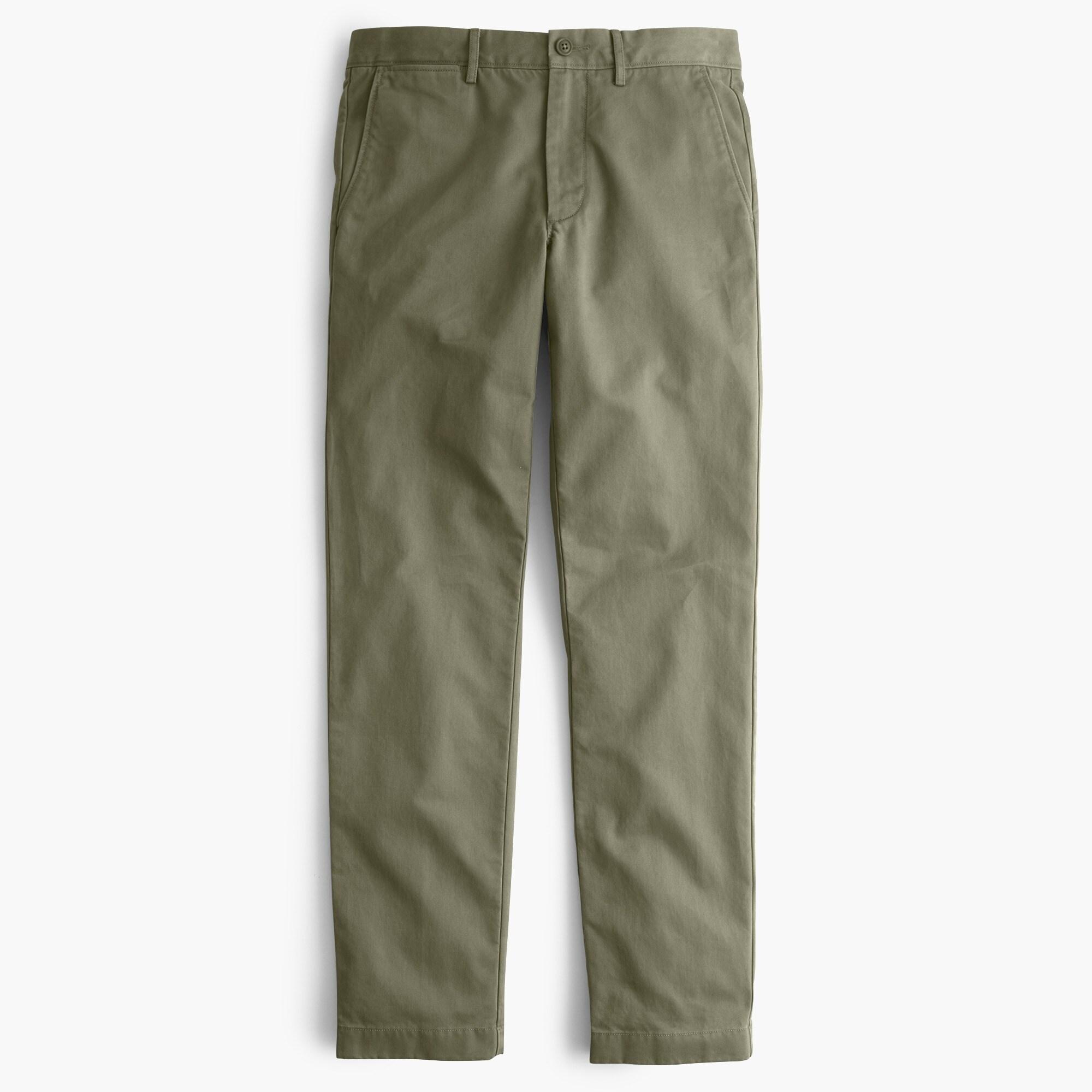 J.Crew Cotton 770tm Straight-fit Pant In Broken-in Chino in Green for ...