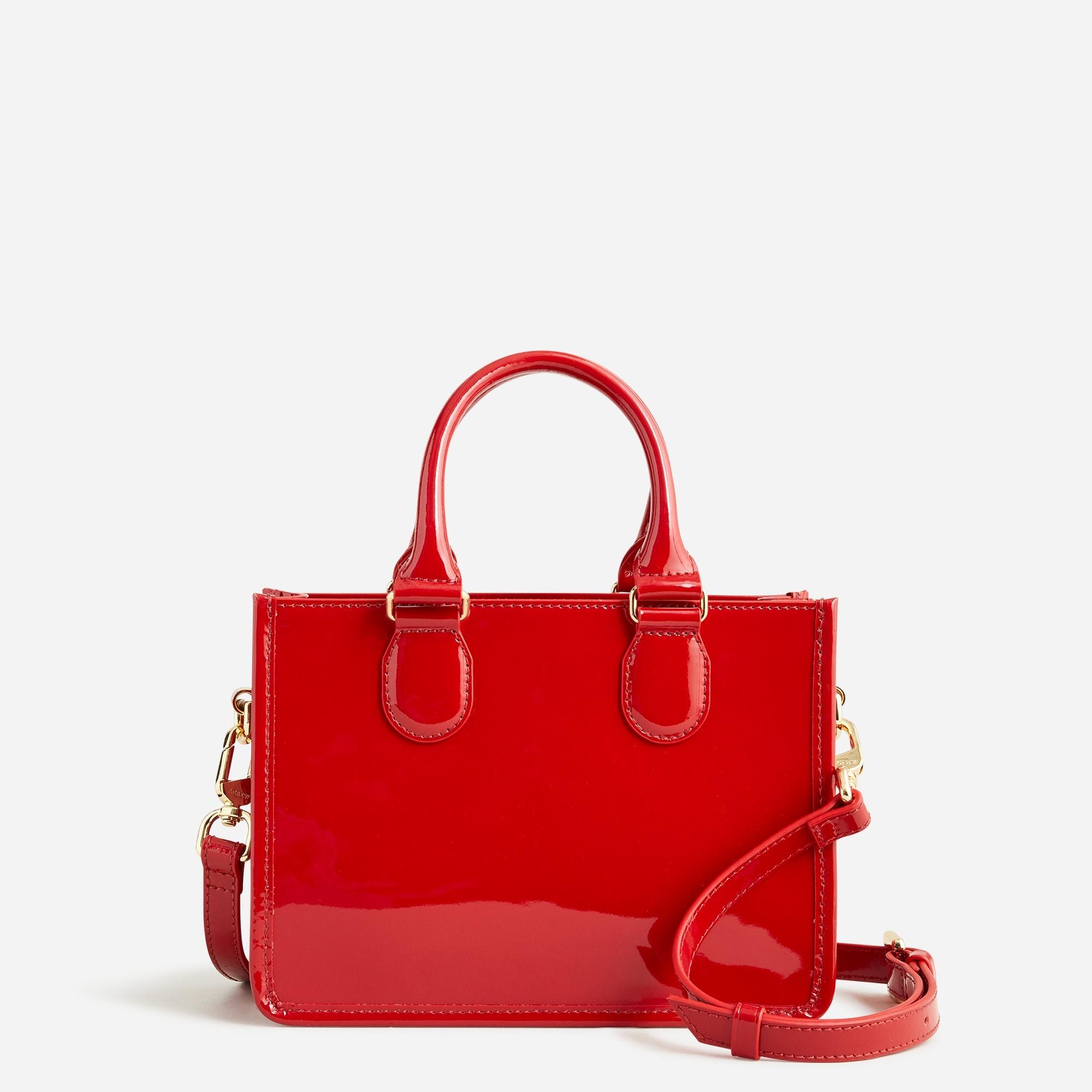 J.Crew Vienna Lady Bag In Patent Leather in Red | Lyst