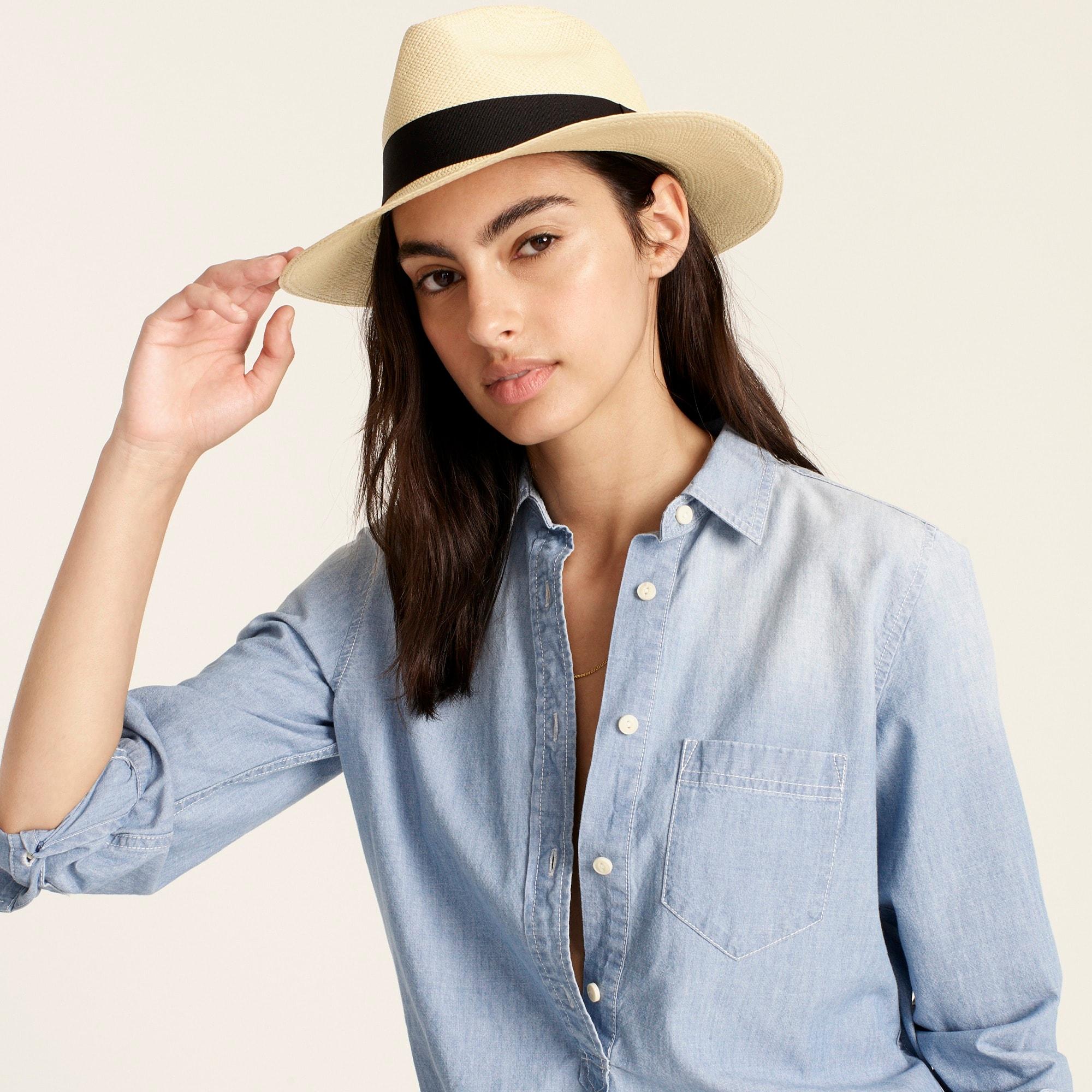 J.Crew Cotton Panama Hat in Natural | Lyst