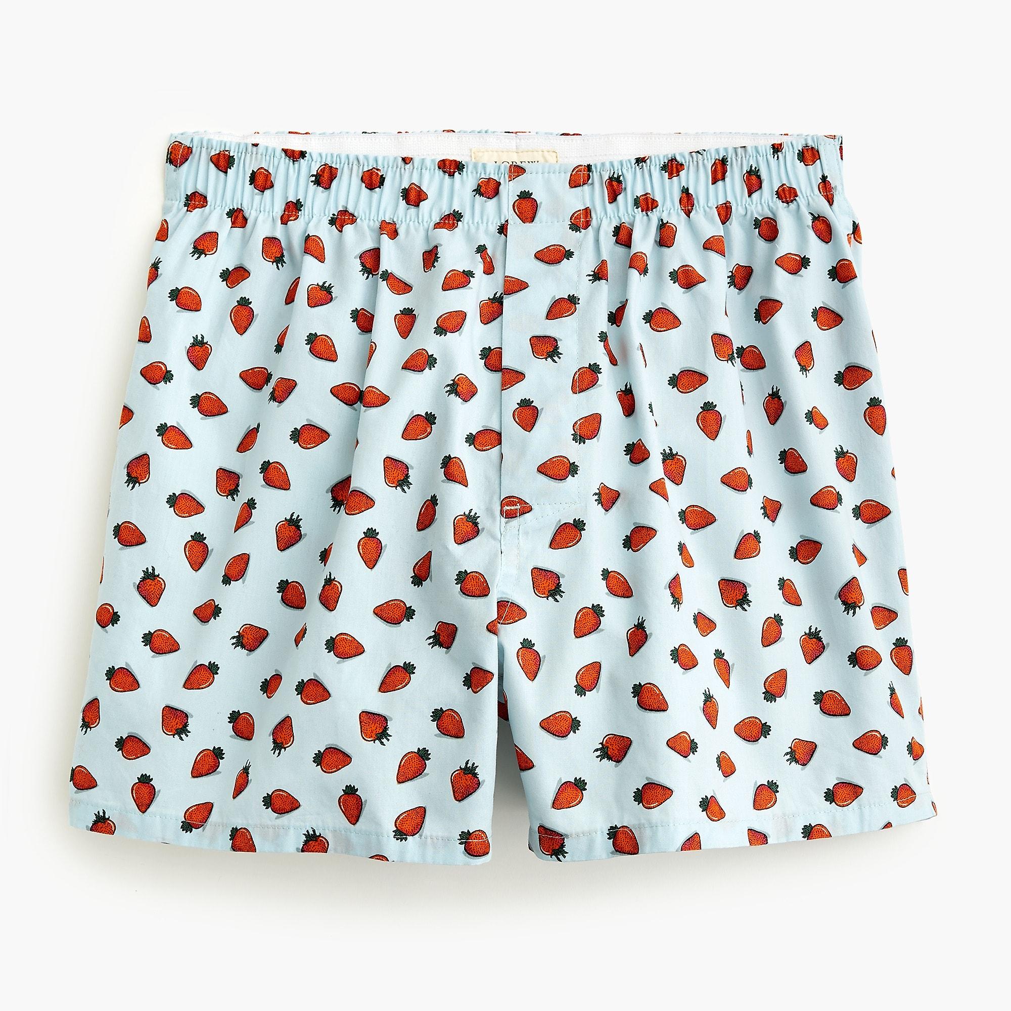 J.Crew Boxers In Strawberry Print for Men | Lyst