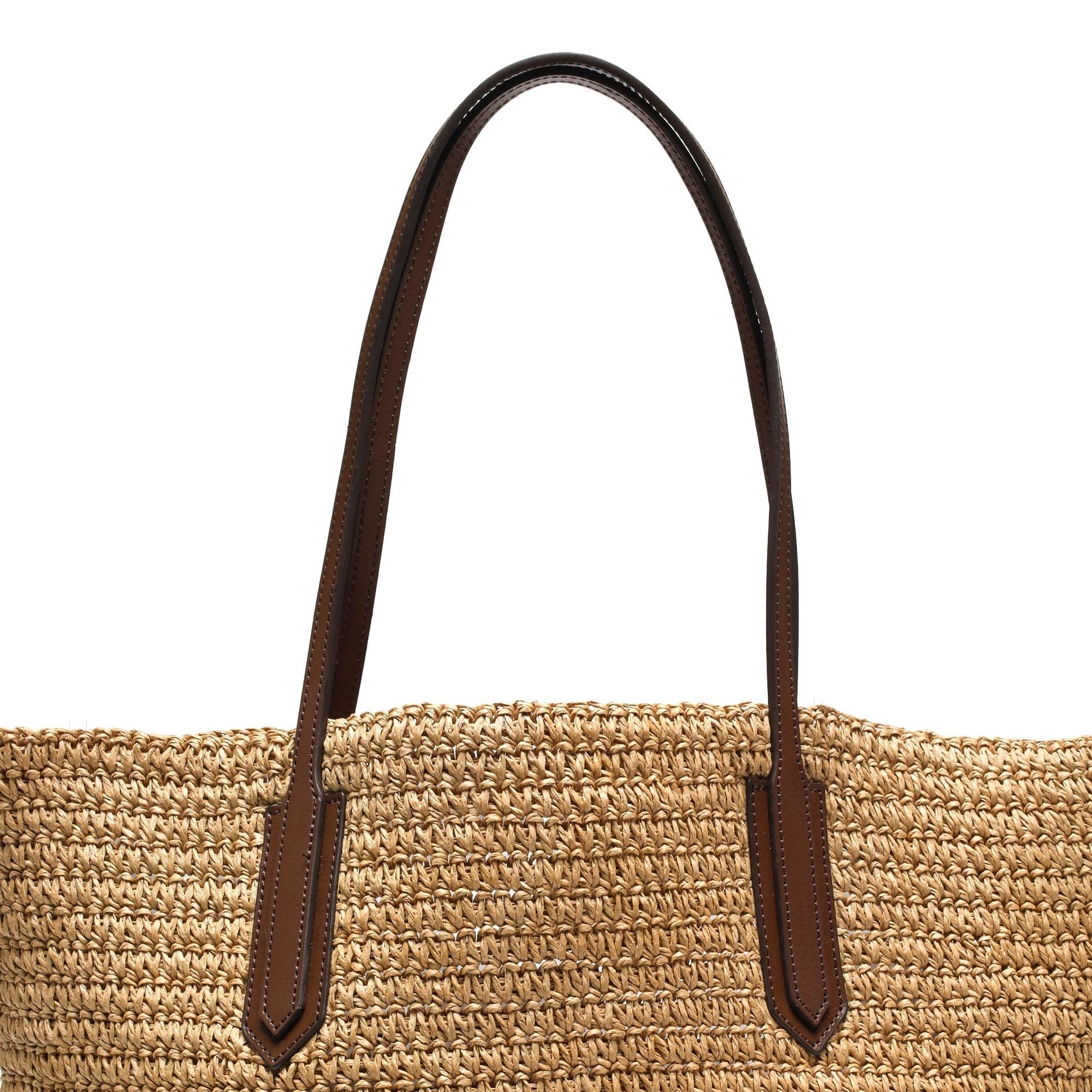 J.Crew: Woven Straw Market Tote For Women