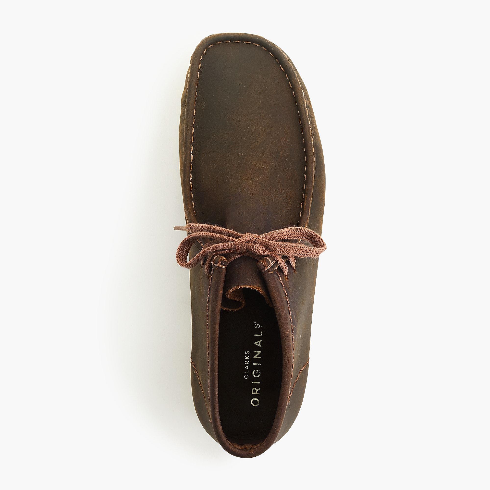 clarks originals wallabee brown leather