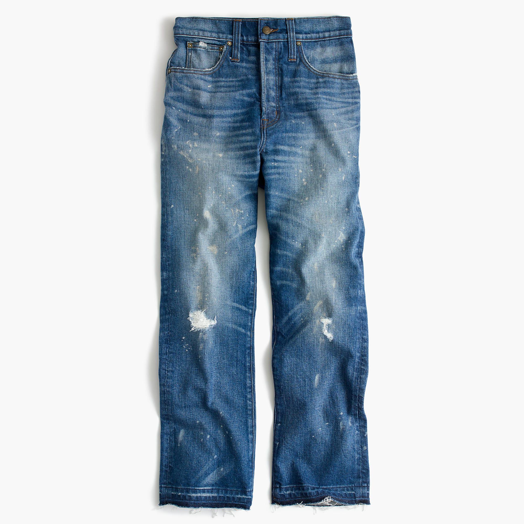 J.Crew Denim Point Sur Cropped High 