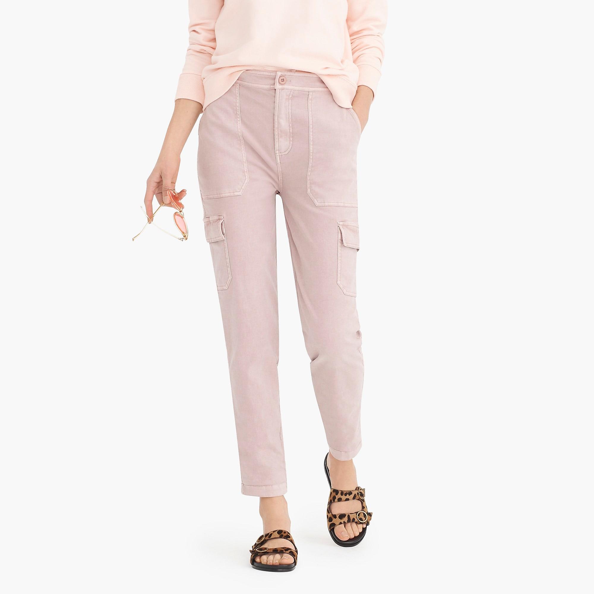 J.Crew Cotton Tall New Straight-leg Cargo Pant in Pink - Save 24% - Lyst
