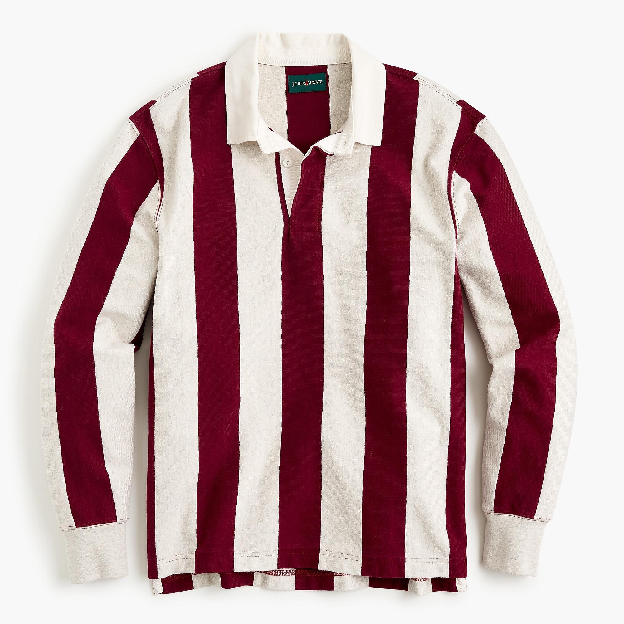 J.Crew Cotton 1984 Rugby Shirt In Charles Vertical Stripe in Red for