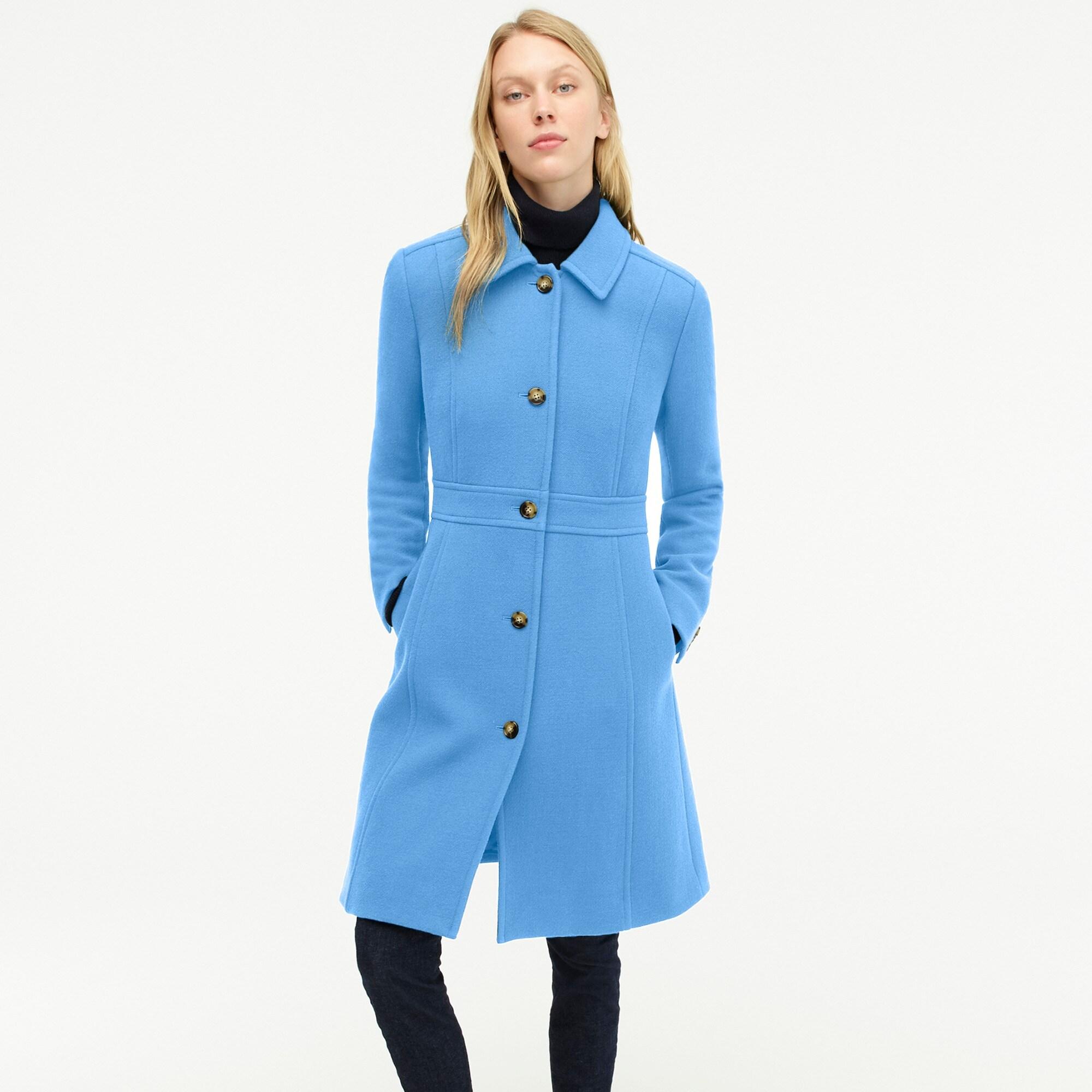 J.Crew Classic Lady Day Coat In Italian Double-cloth Wool With