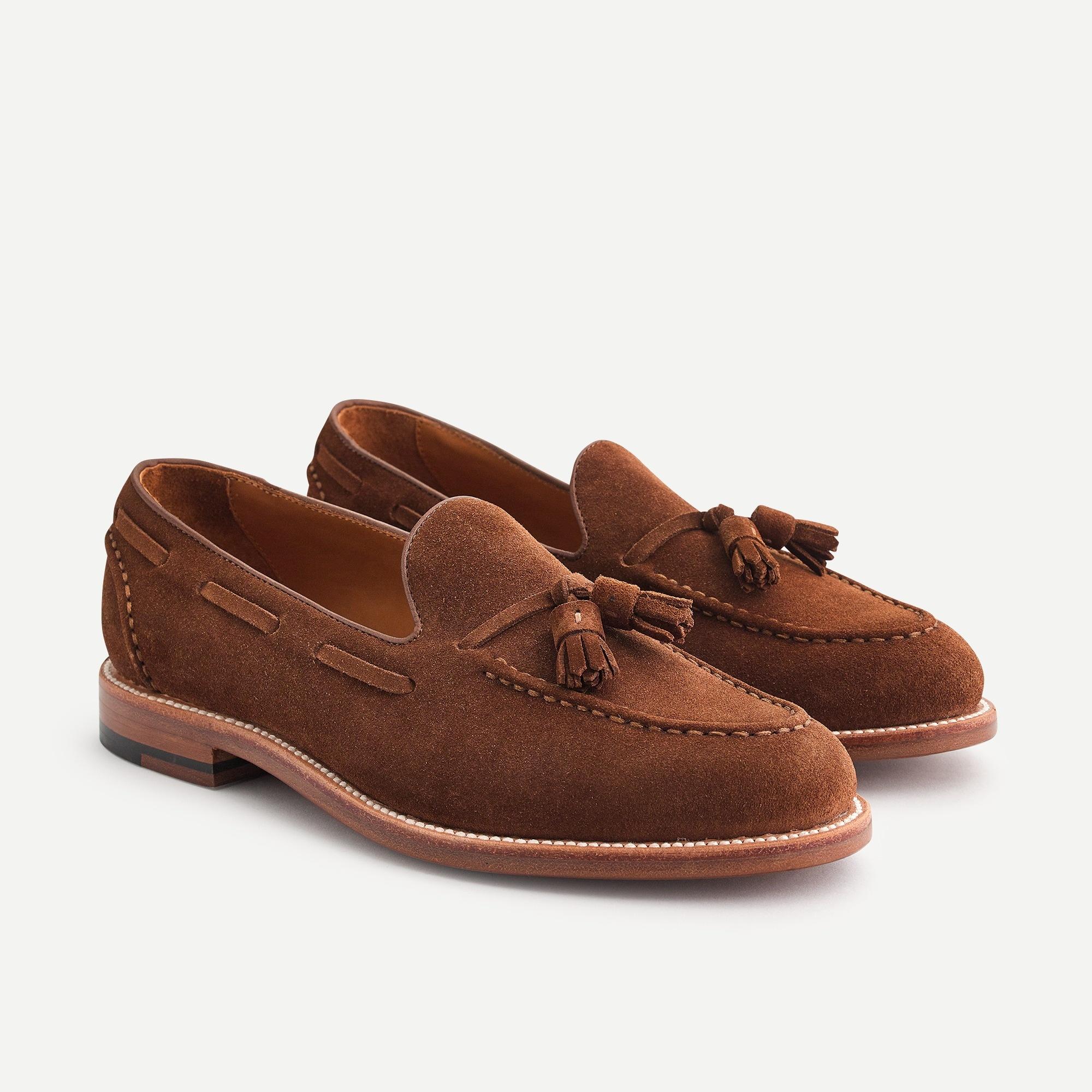 J.Crew Ludlow Suede Tassel Loafers in Brown for Men Lyst