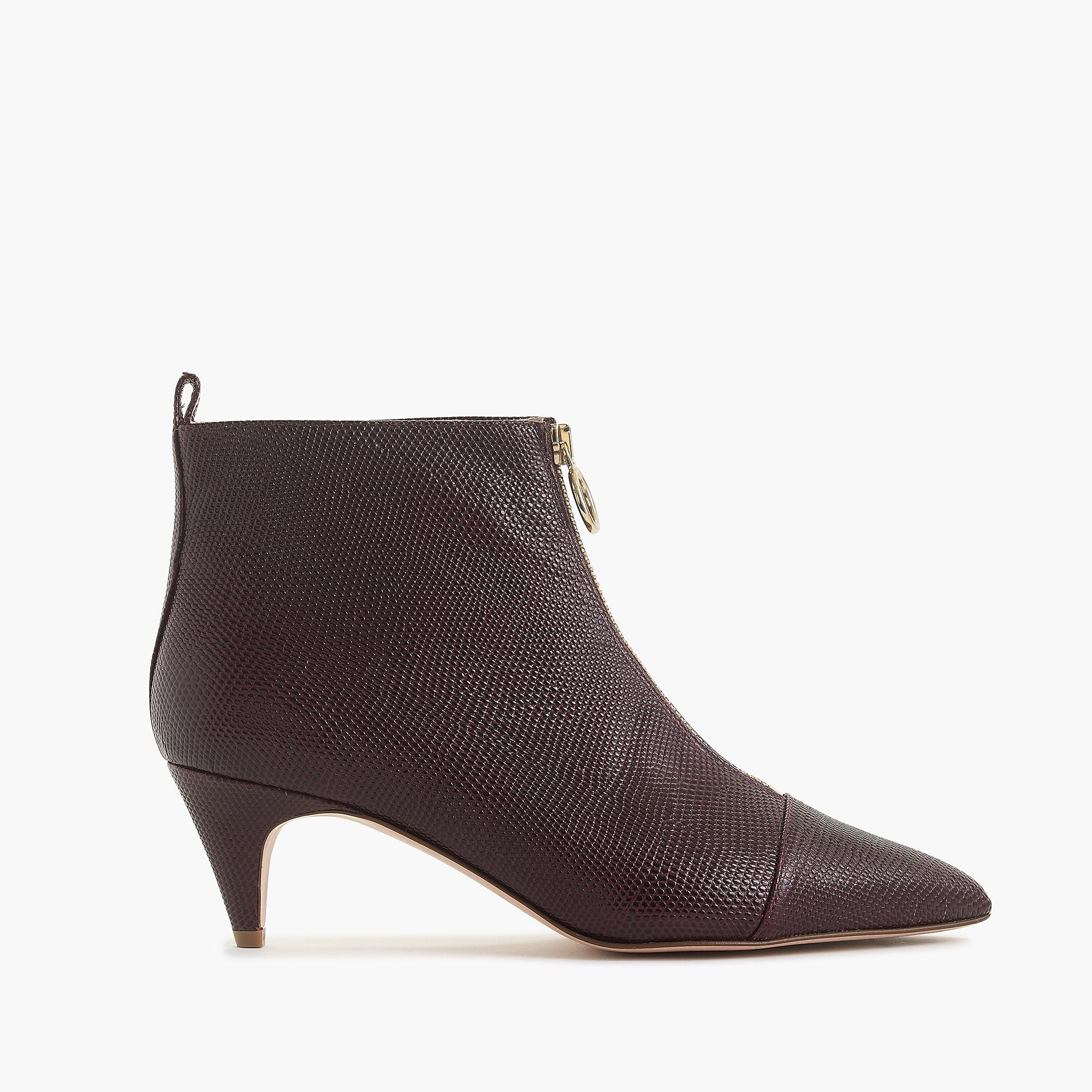 j crew pointed stiletto ankle boots 