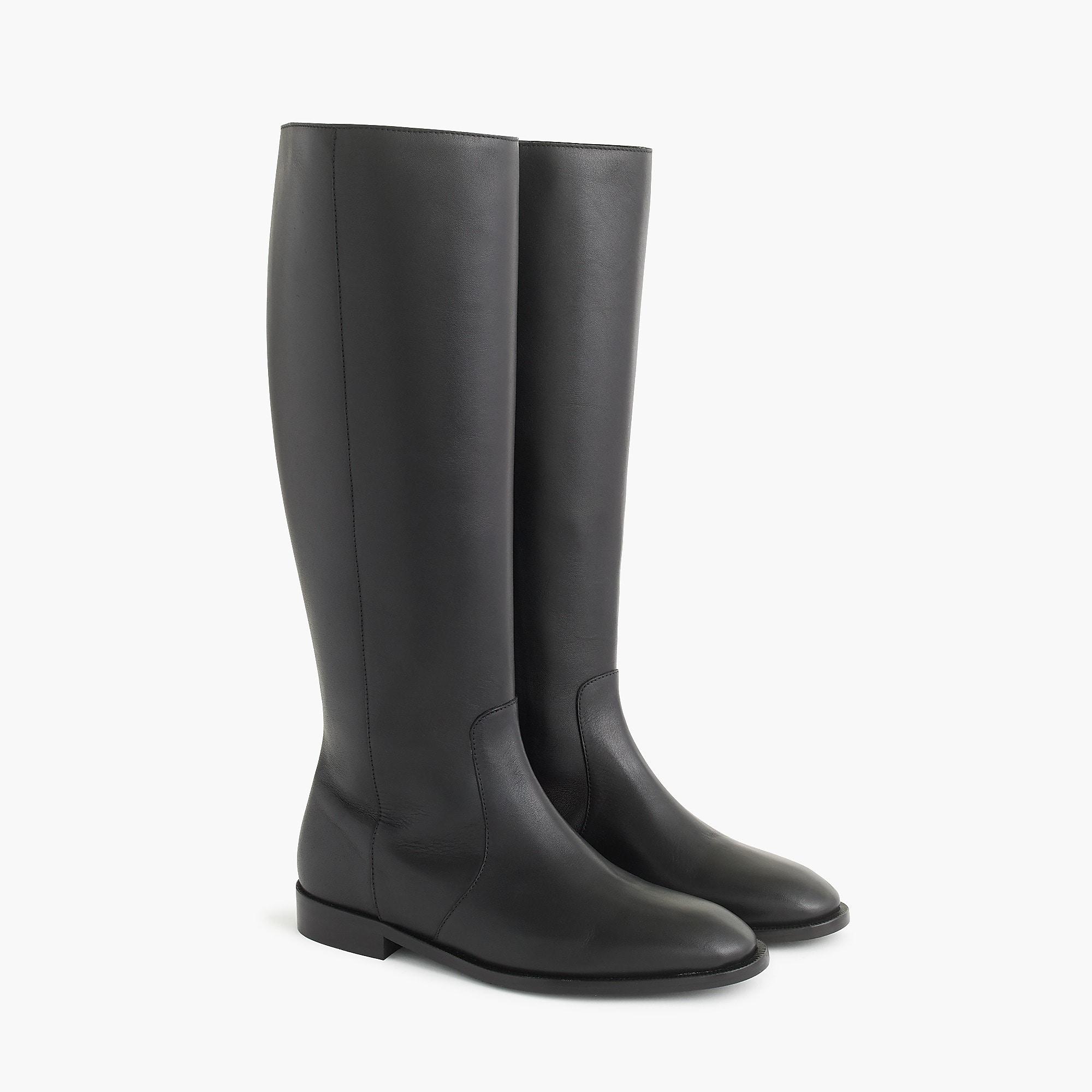 j crew leather riding boots